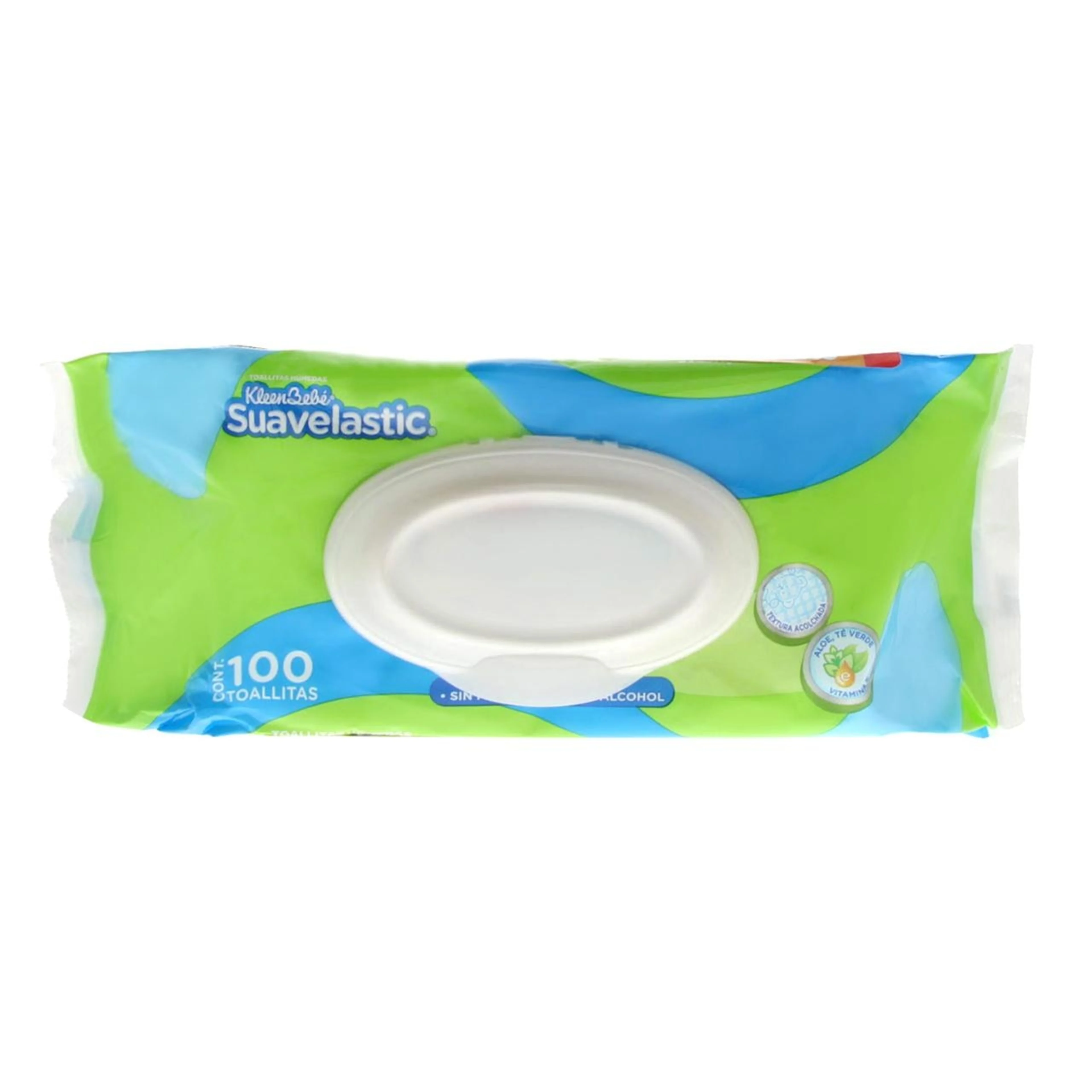 Kleen Bebé Suavelastic Toallitas Húmedas Con 100 Piezas Duopack