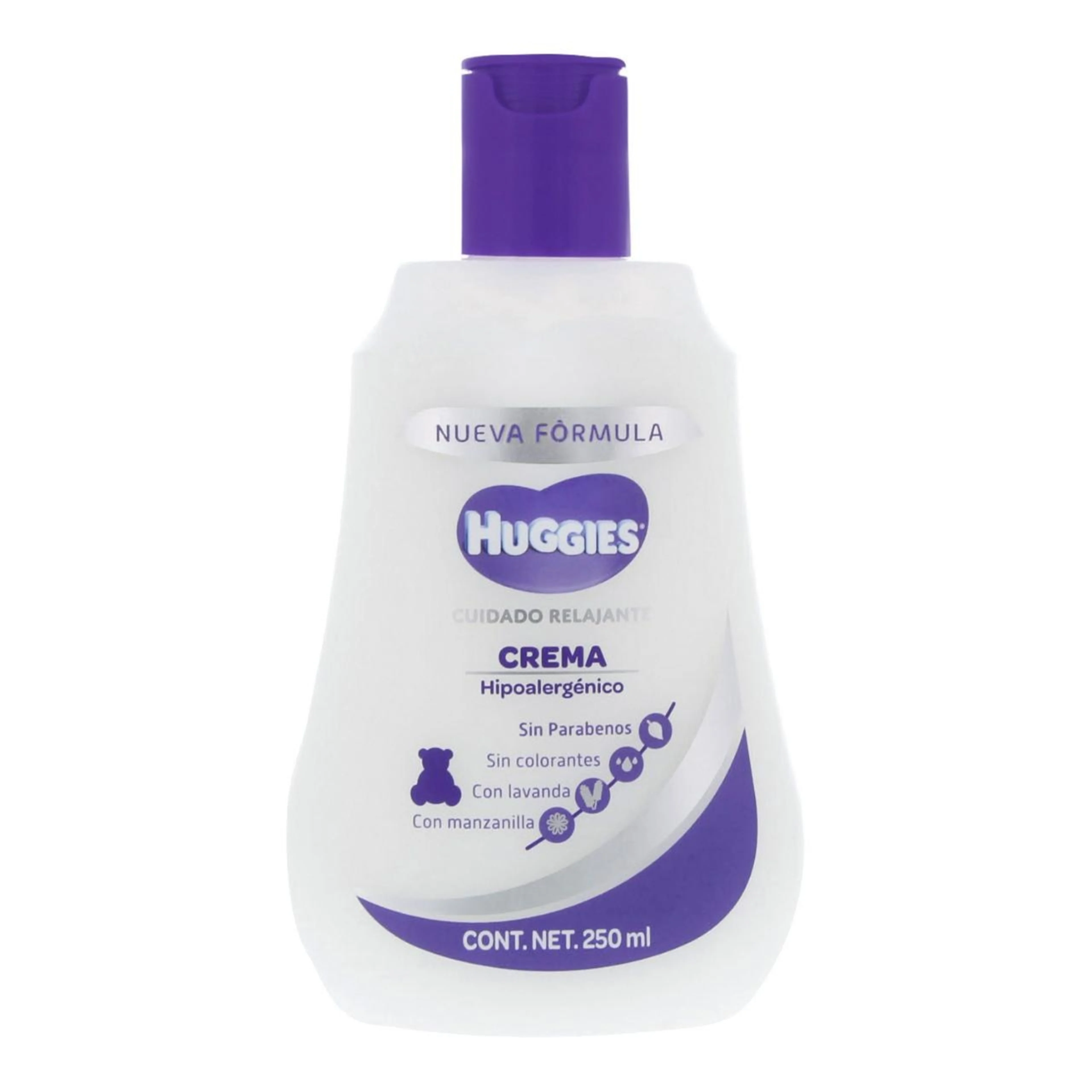 Huggies Cuidado Relajante Crema Hipoalergénica Con 250 Ml