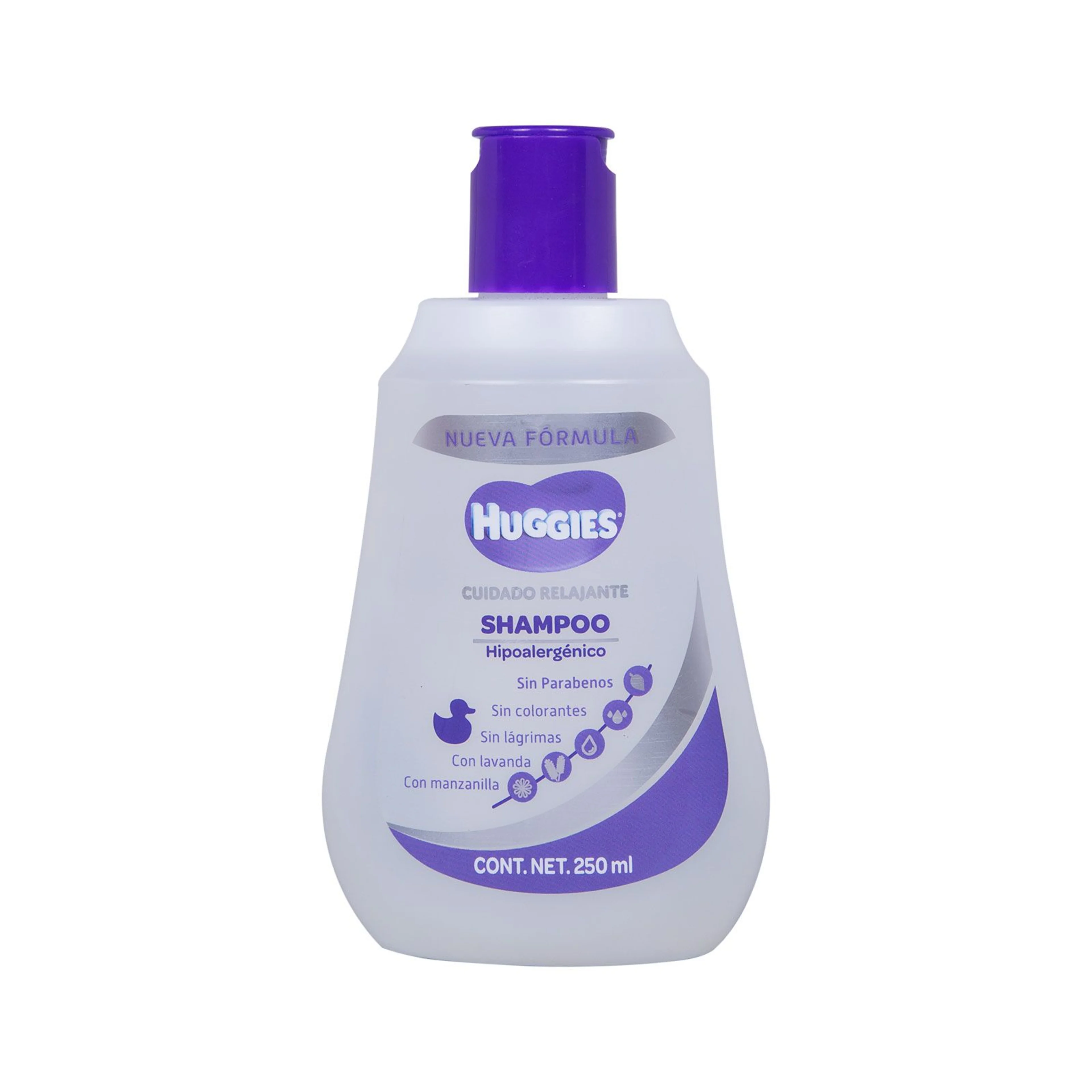 Huggies Cuidado Relajante Shampoo Hipoalergénico Con 250 Ml