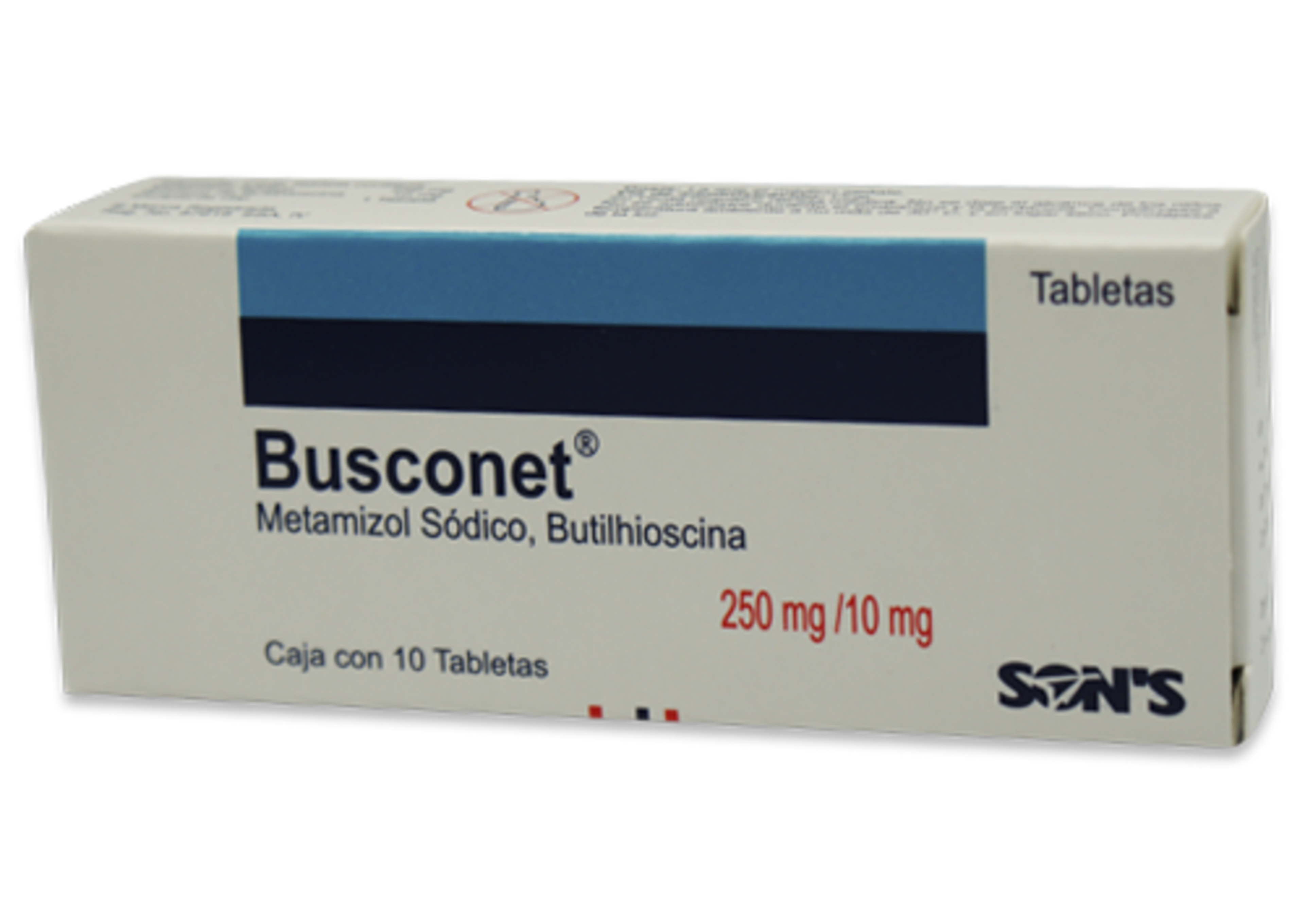 Busconet 250/10 Mg Con 10 Tabletas