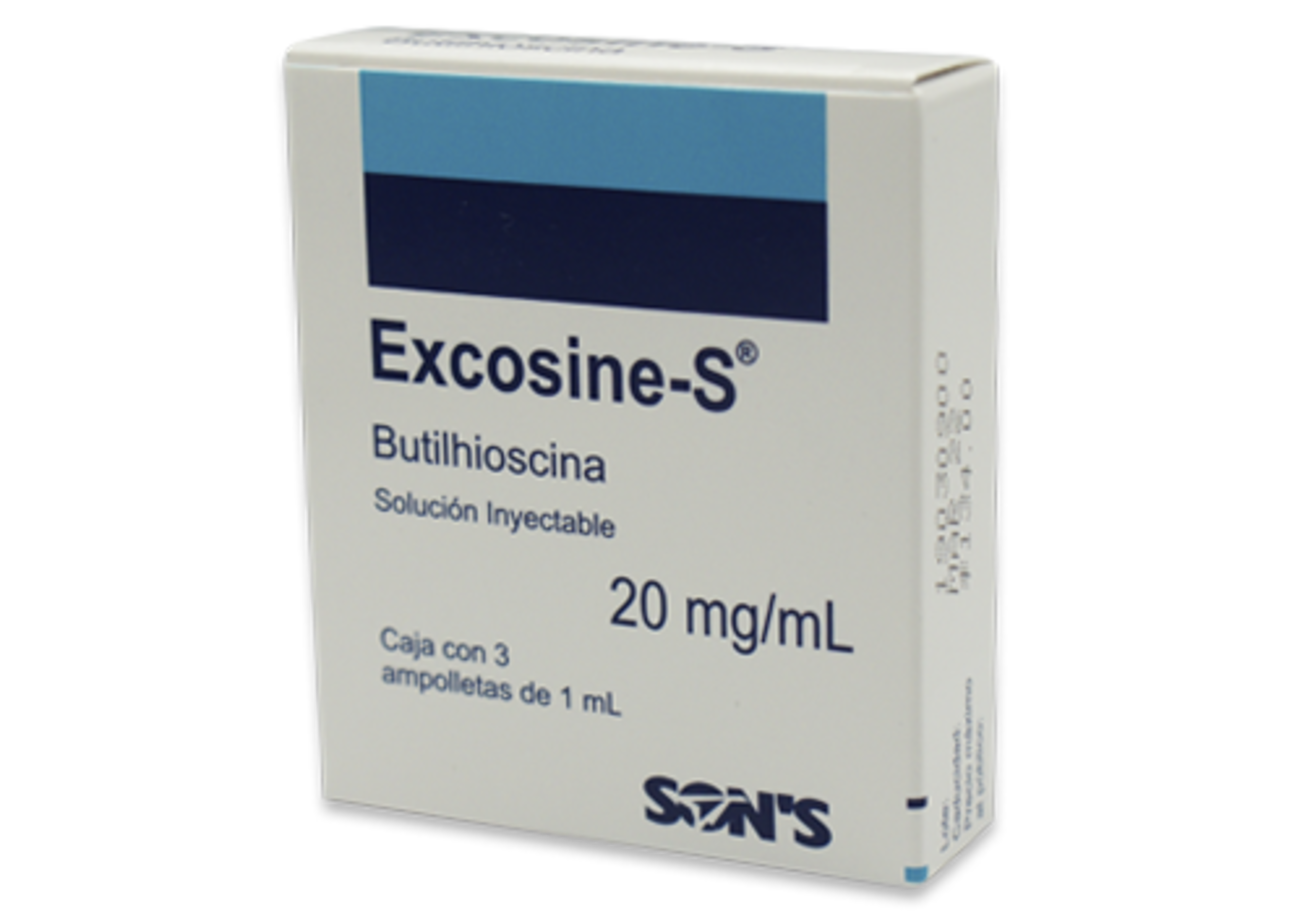 Excosine 20 Mg Solución Inyectable Con 3 Ampolletas