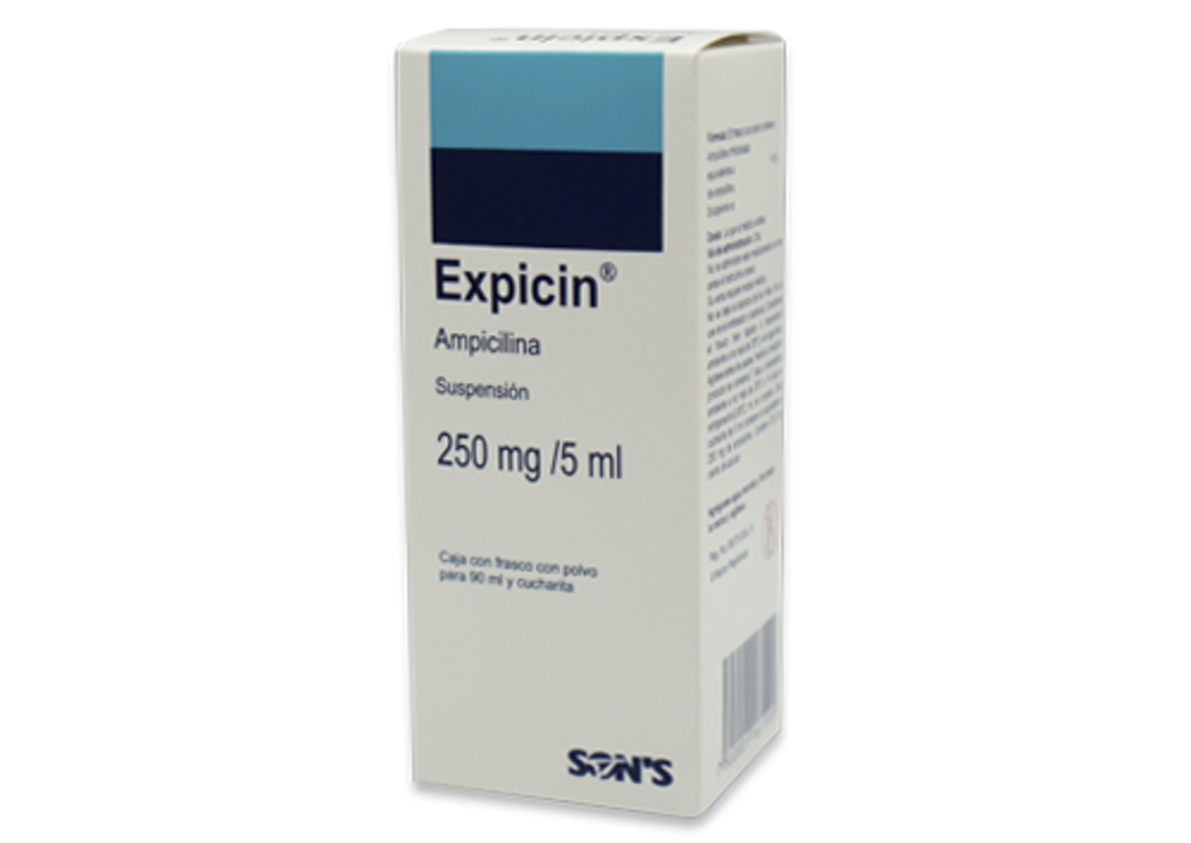Expicin Ampicilina 250 Mg Suspensión Con 90 Ml