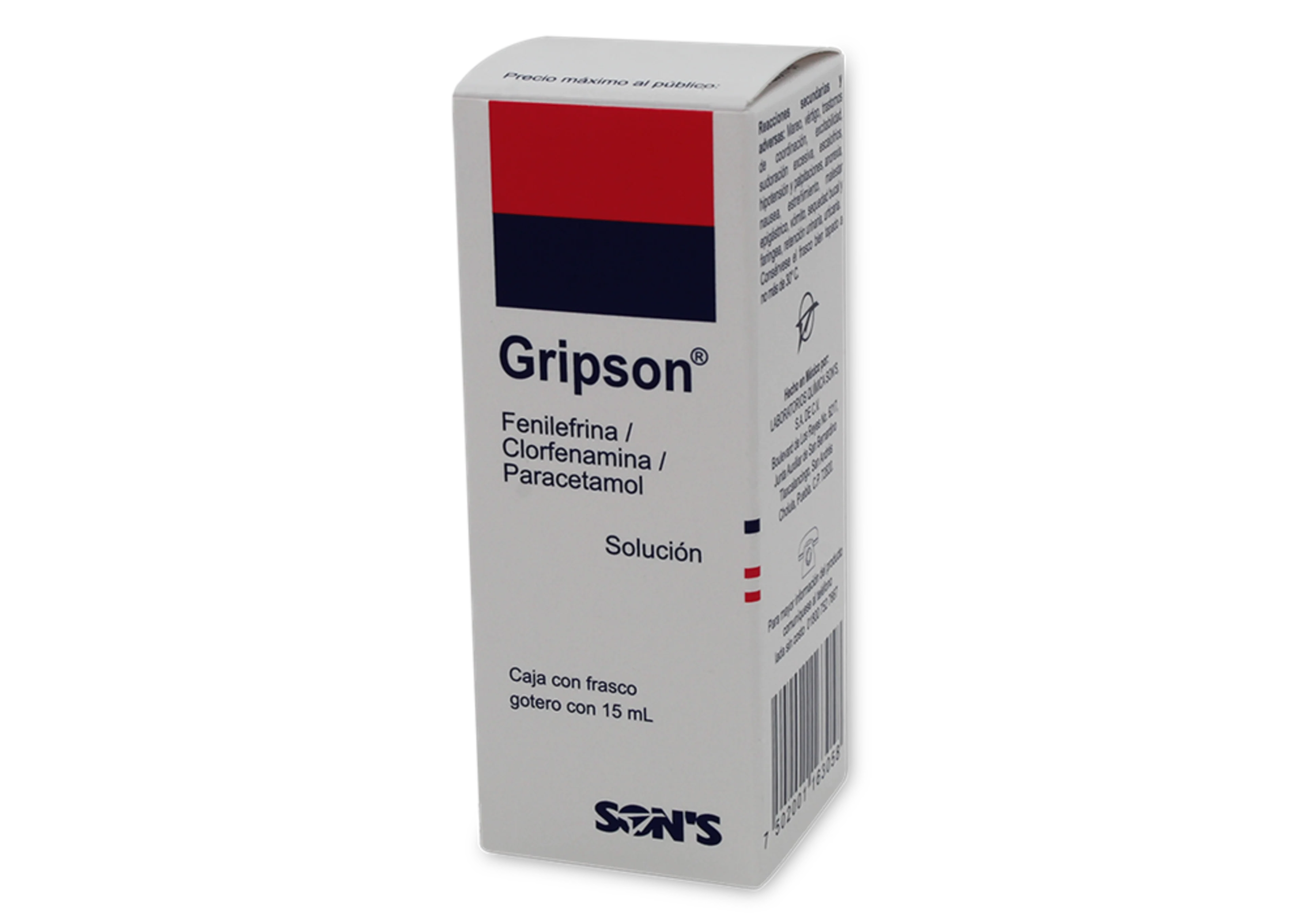 Gripson 60/5/2 Mg Solución Con 15 Ml