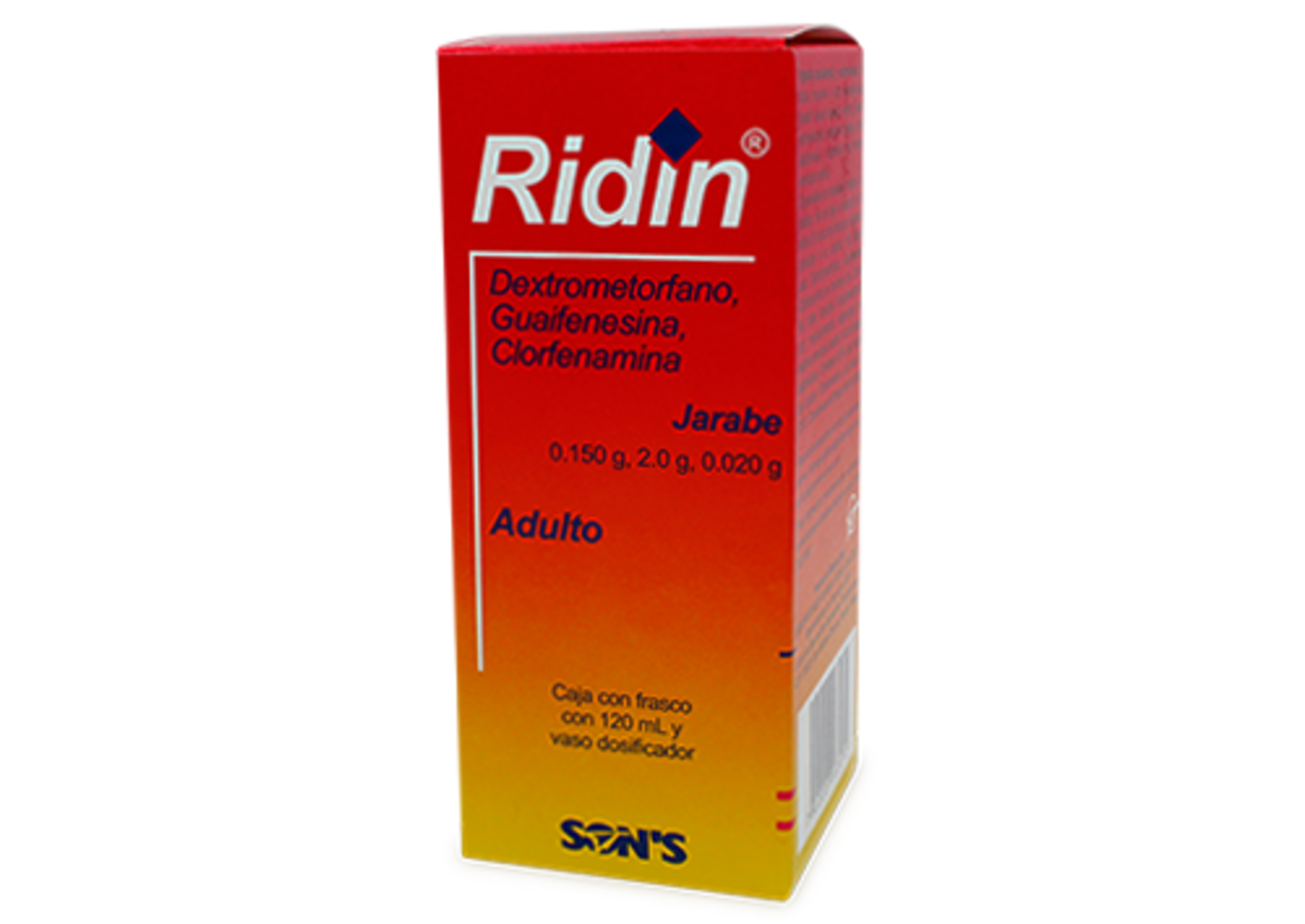 Ridin 0.150/2/0.02 G Jarabe Con 120 Ml