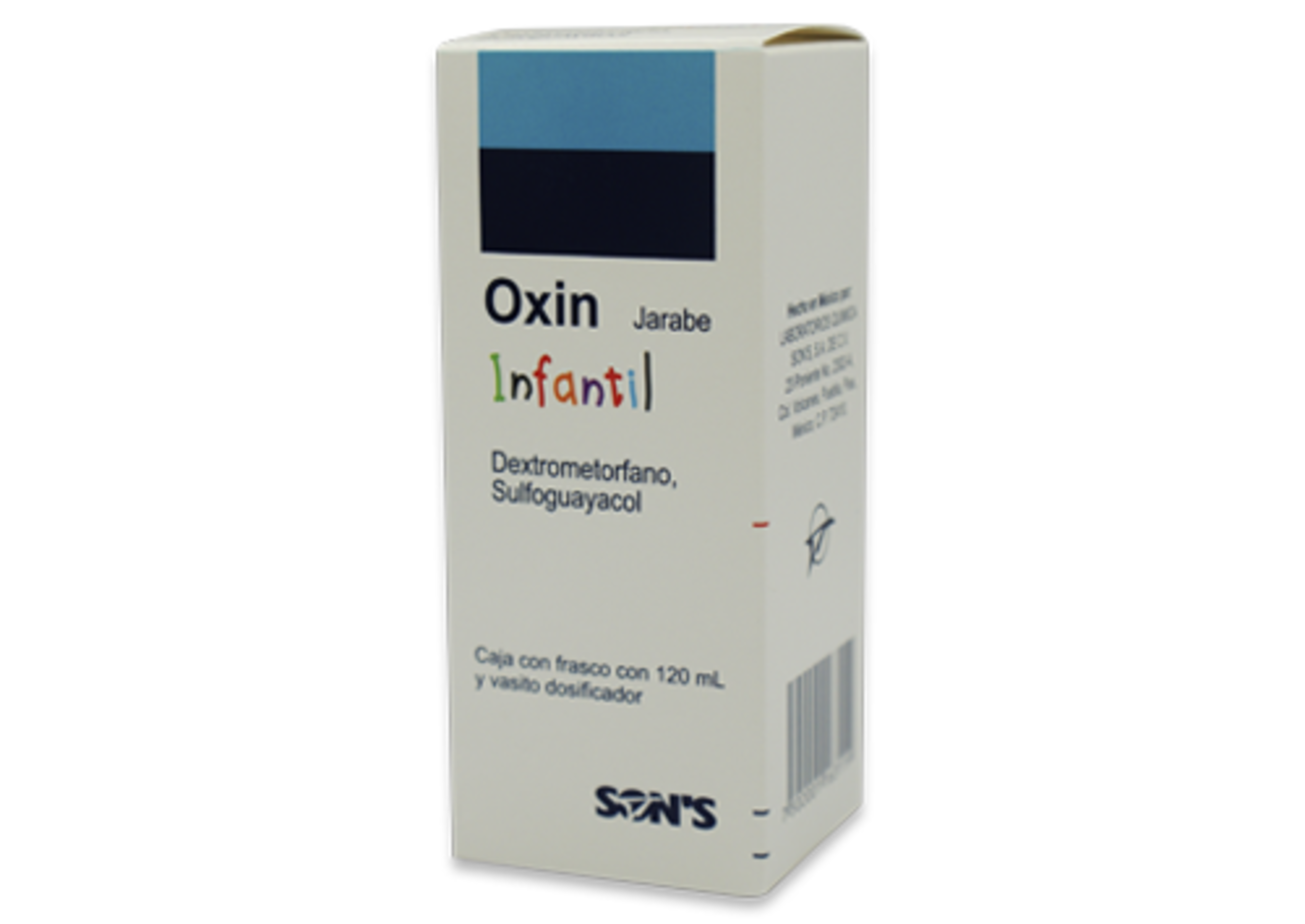 Oxin Infantil 100/10 Mg Solución Oral Con 120 Ml