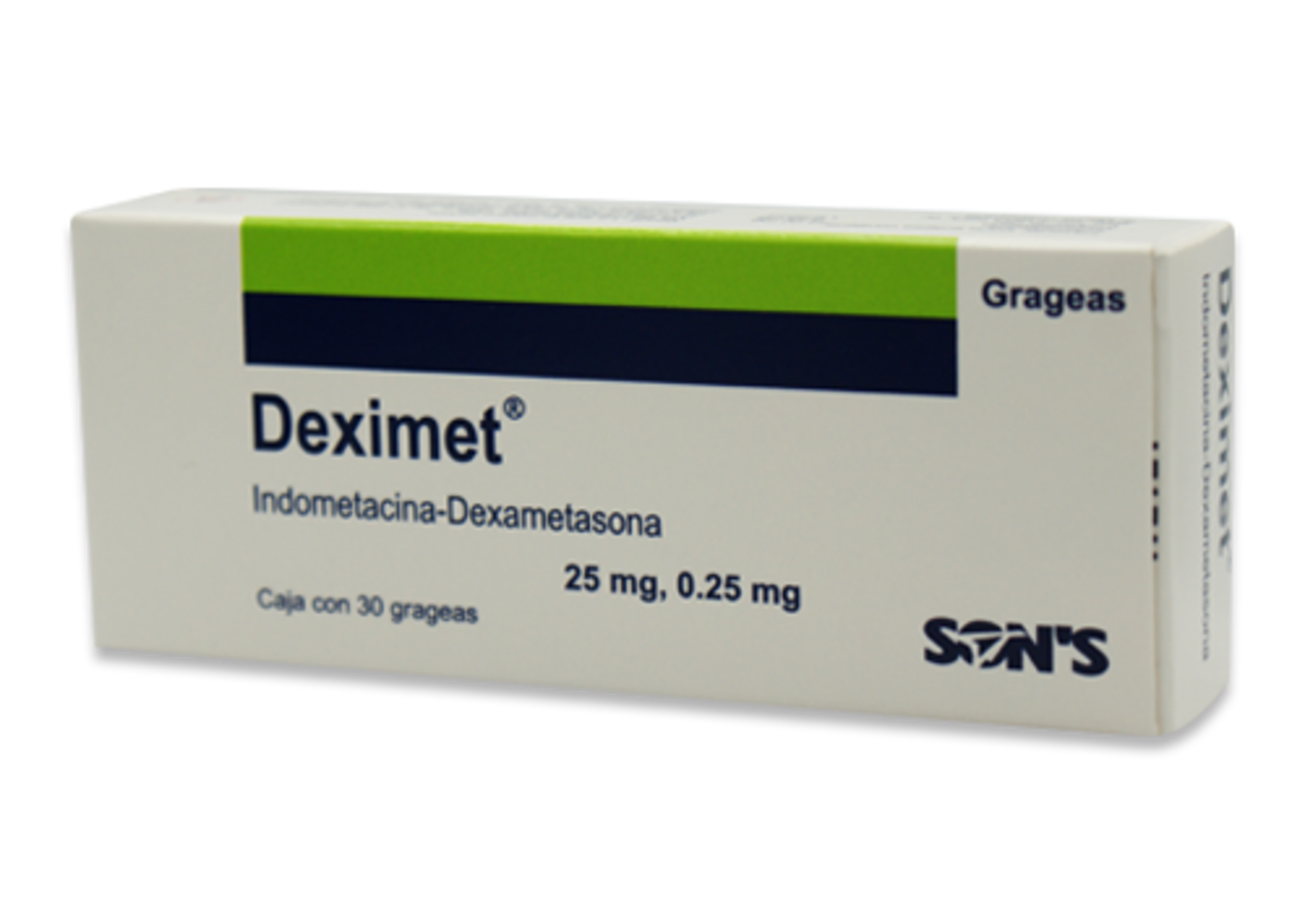 Deximet 25/0.25 Mg Con 30 Grageas 