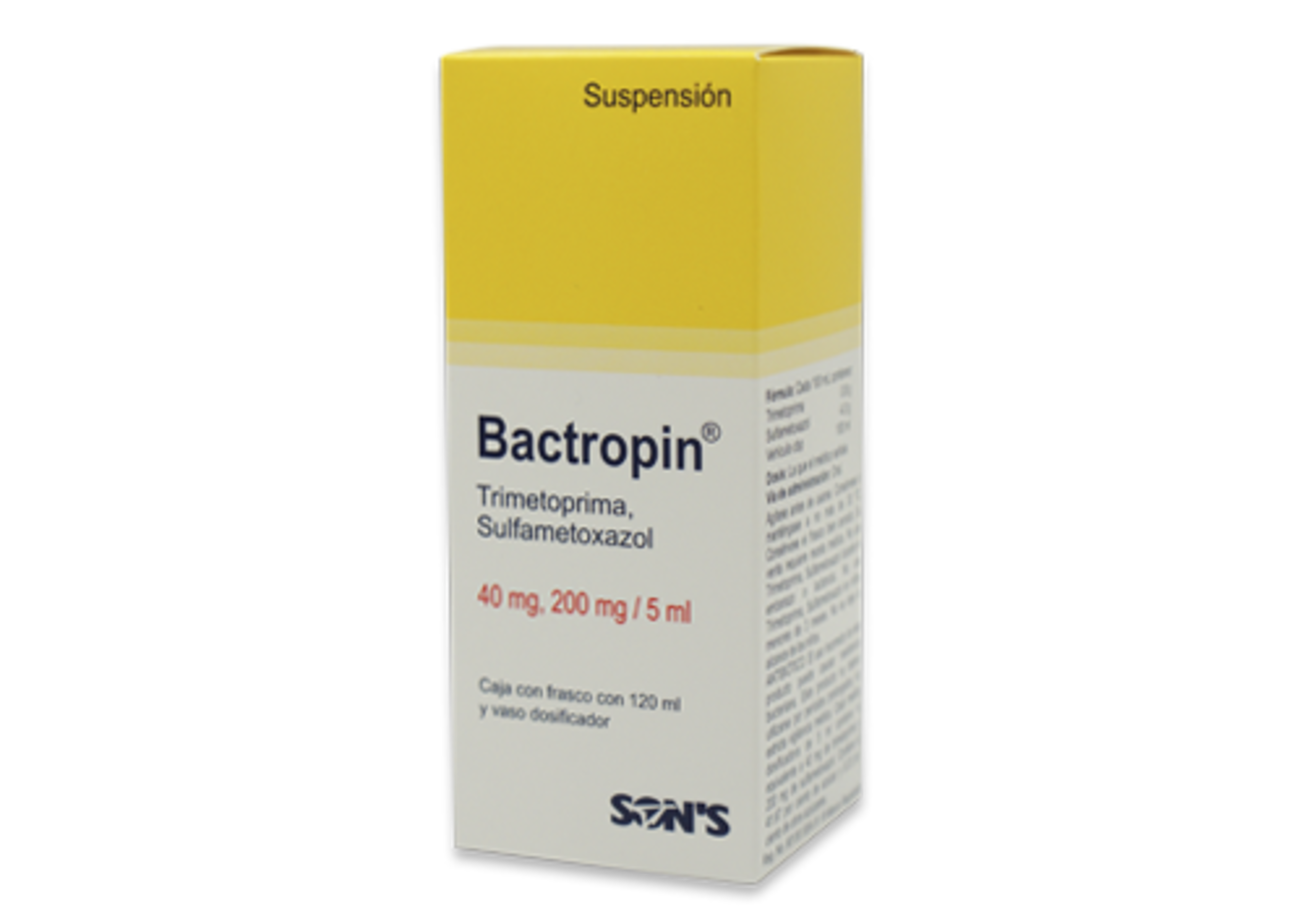Bactoprin Sulfametoxazol Trimetoprima 40/200 Mg Suspensión Con 120 Ml