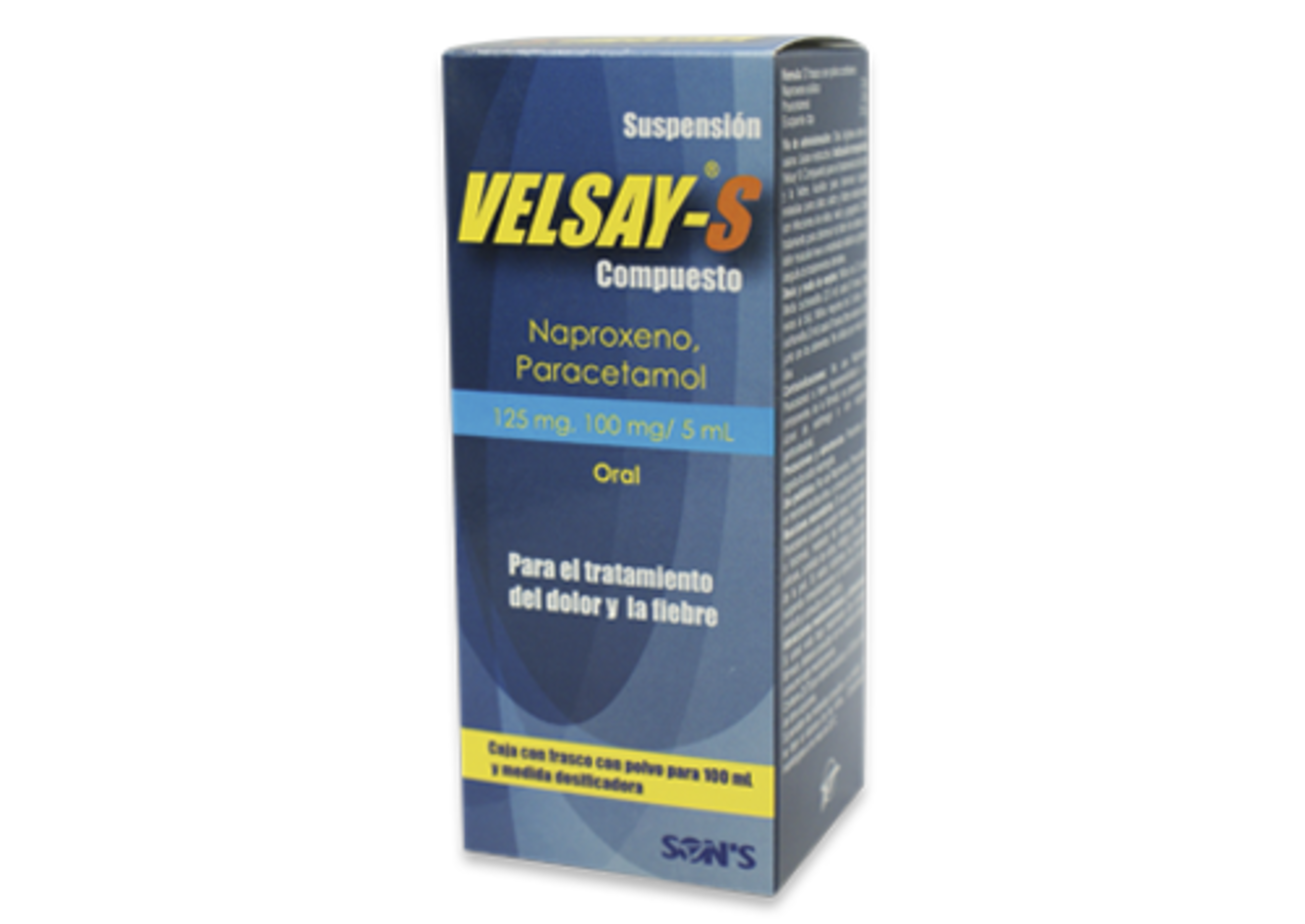 Velsay-S 125/100 Mg Suspensión Oral Con 100 Ml