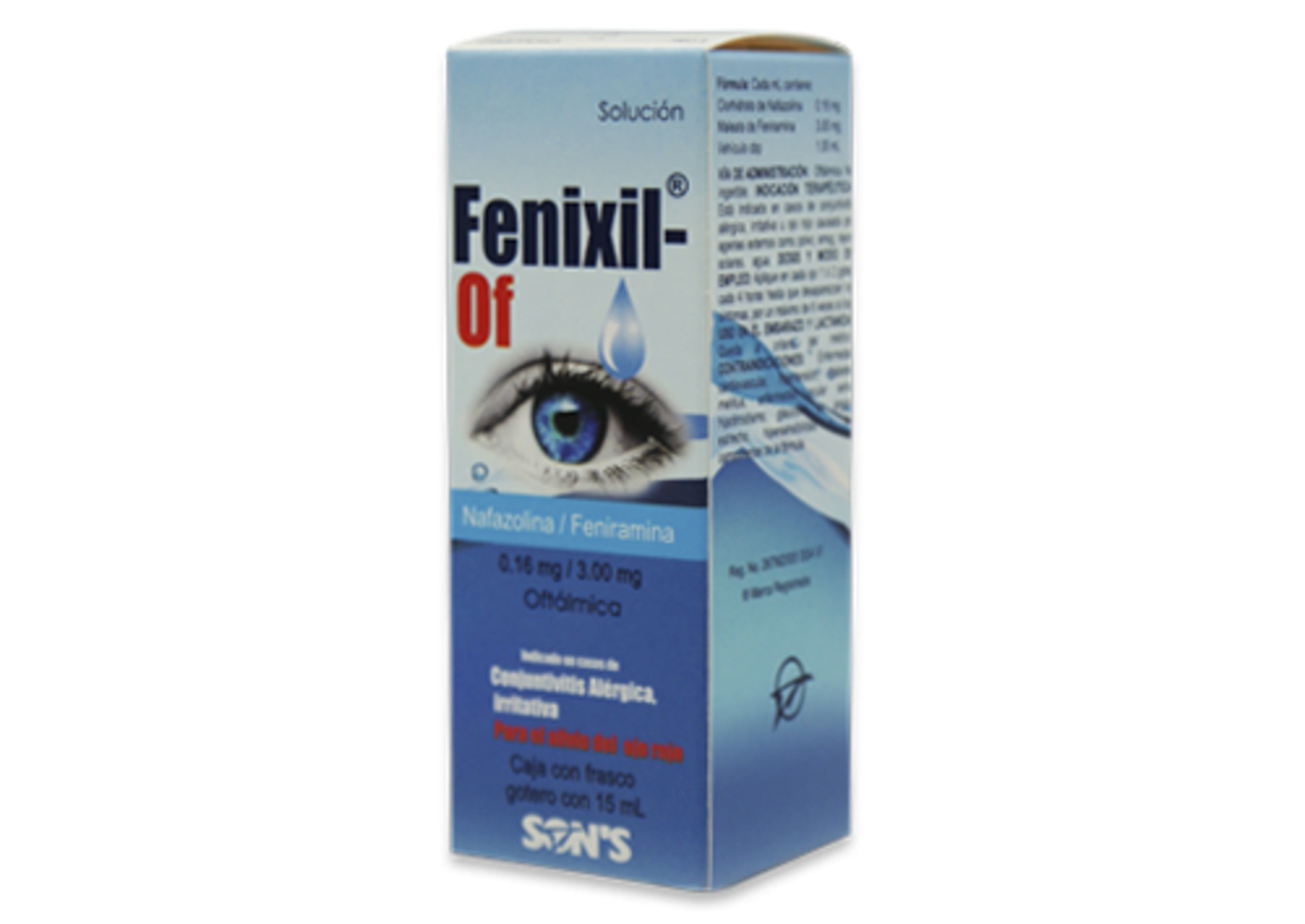 Fenixil-Of 0.16/3 Mg Con 15 Ml De Solución Oftálmica