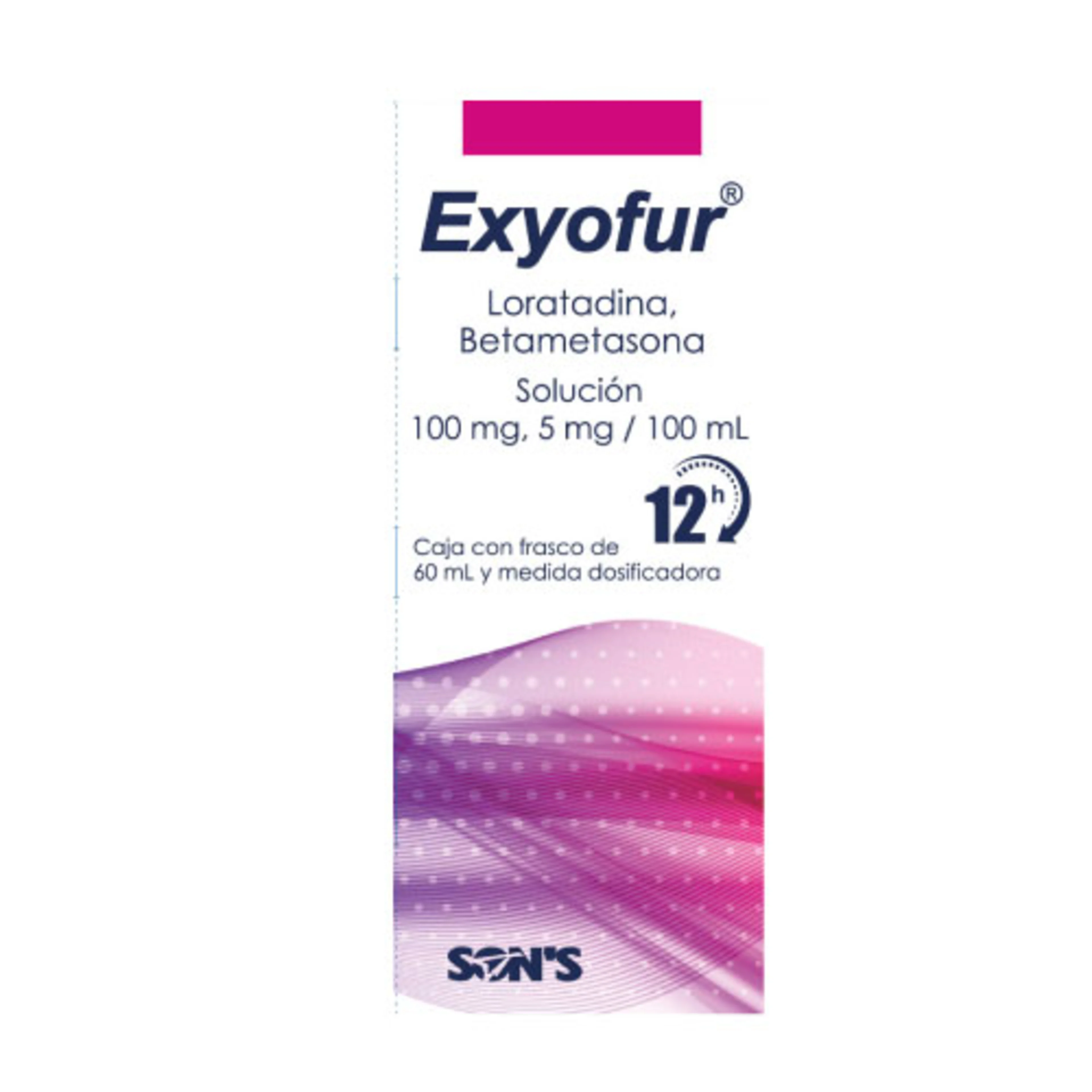 Exyofur  100/5 Mg, Solución Con 60 Ml