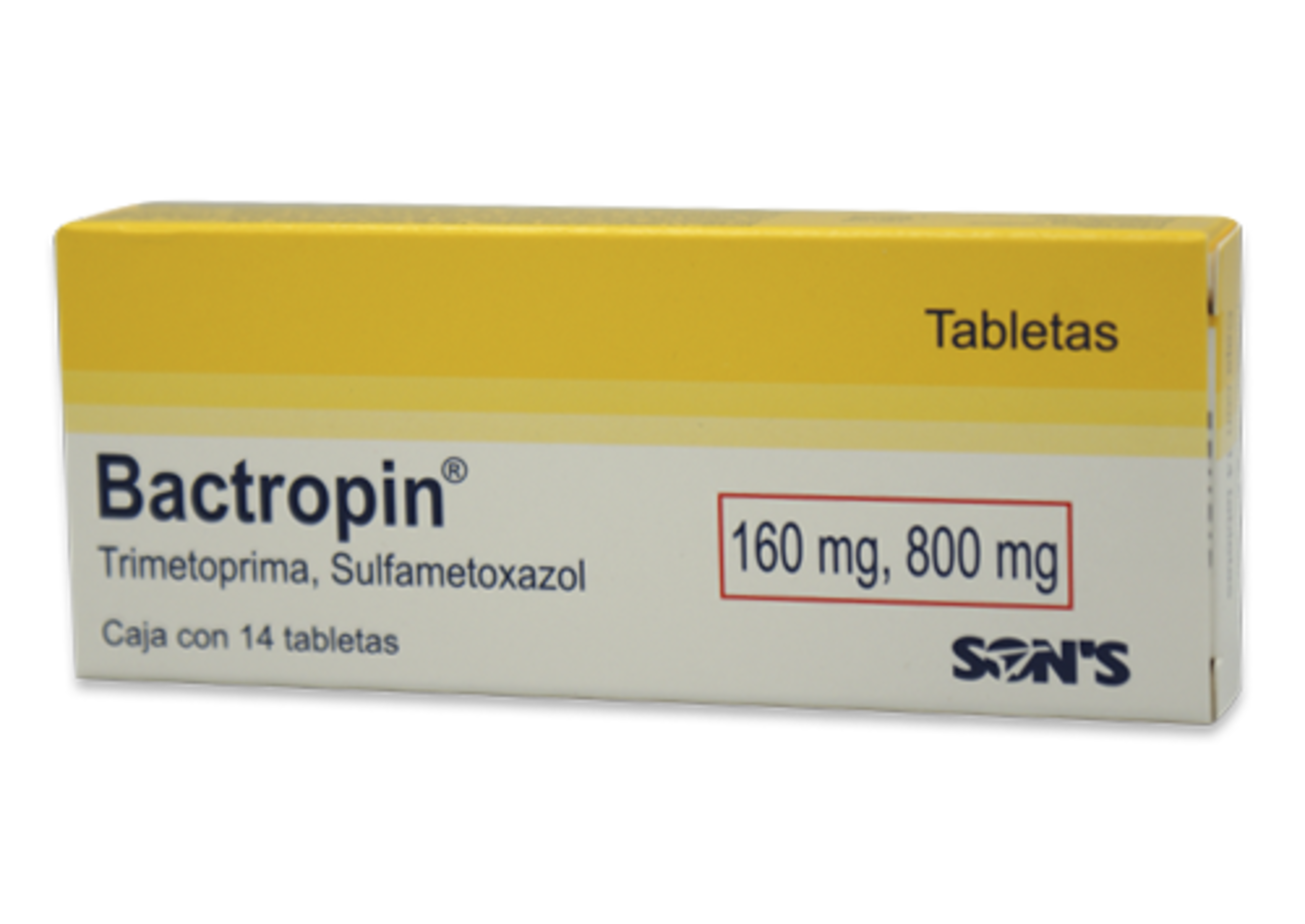 Bactoprin Sulfametoxazol Trimetoprima 160/800 Mg Con 14 Tabletas