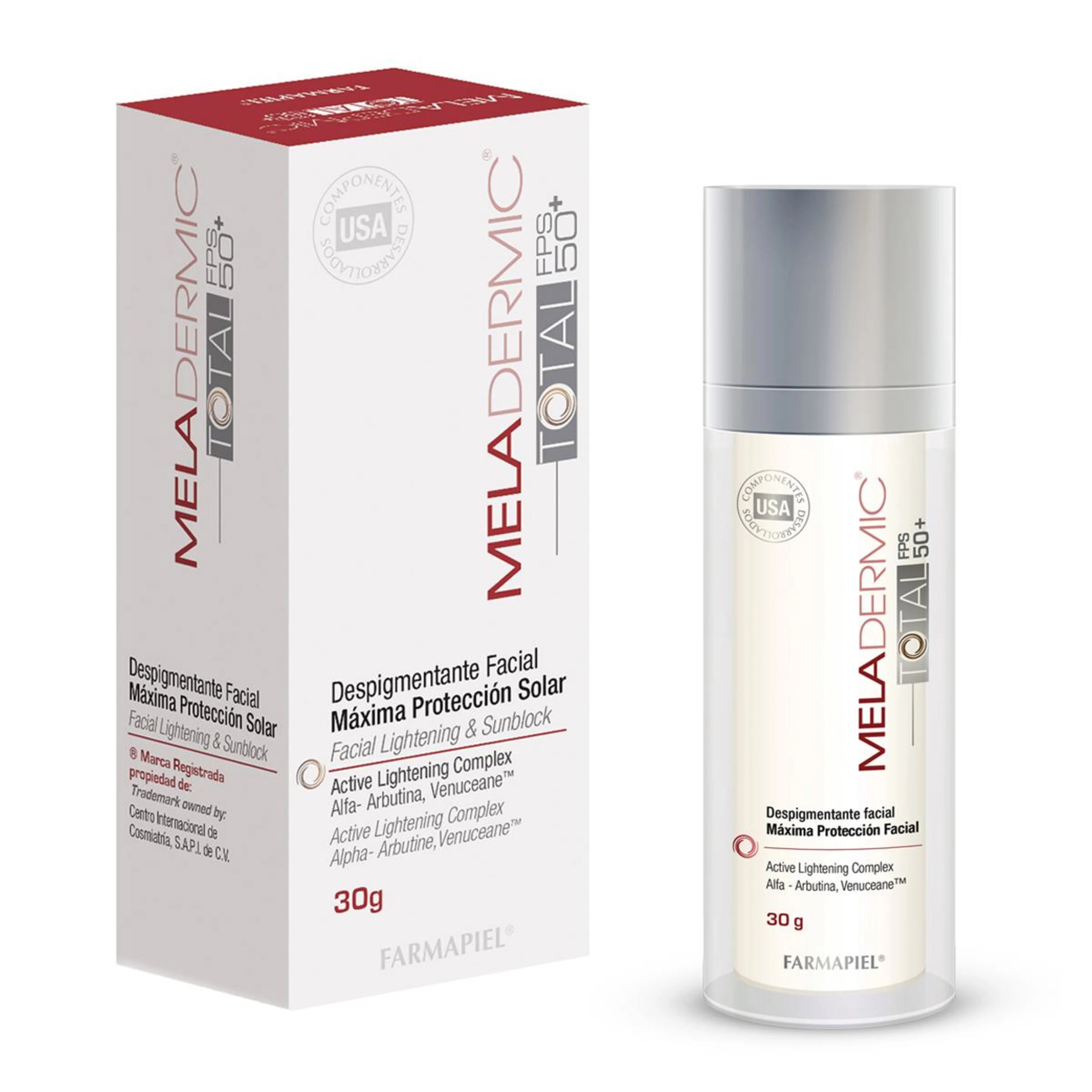 Meladermic Total Despigmentante Facial Fps50 Crema Con 30 Gr