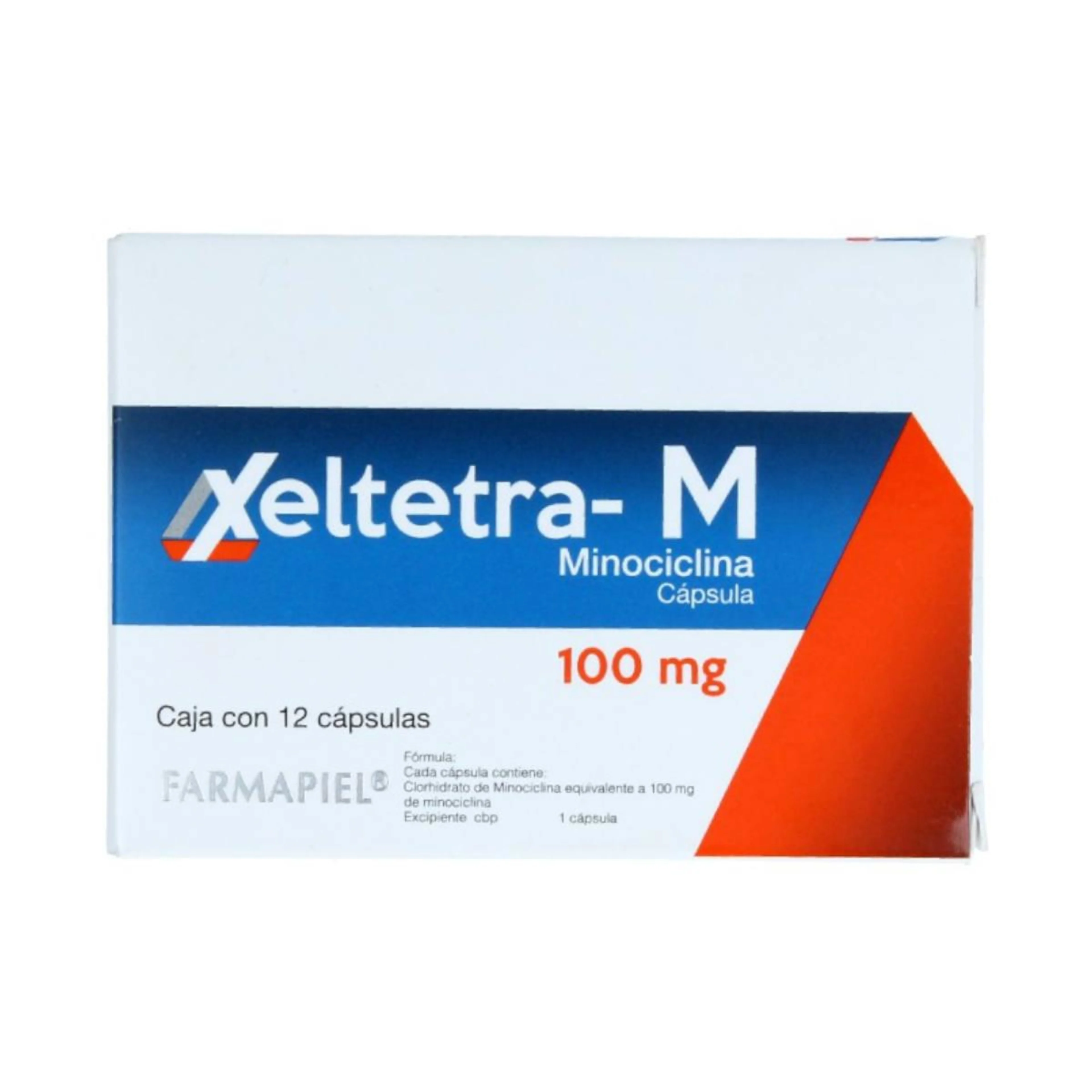 Xeltetra-M Minociclina 100 Mg Con 12 Cápsulas