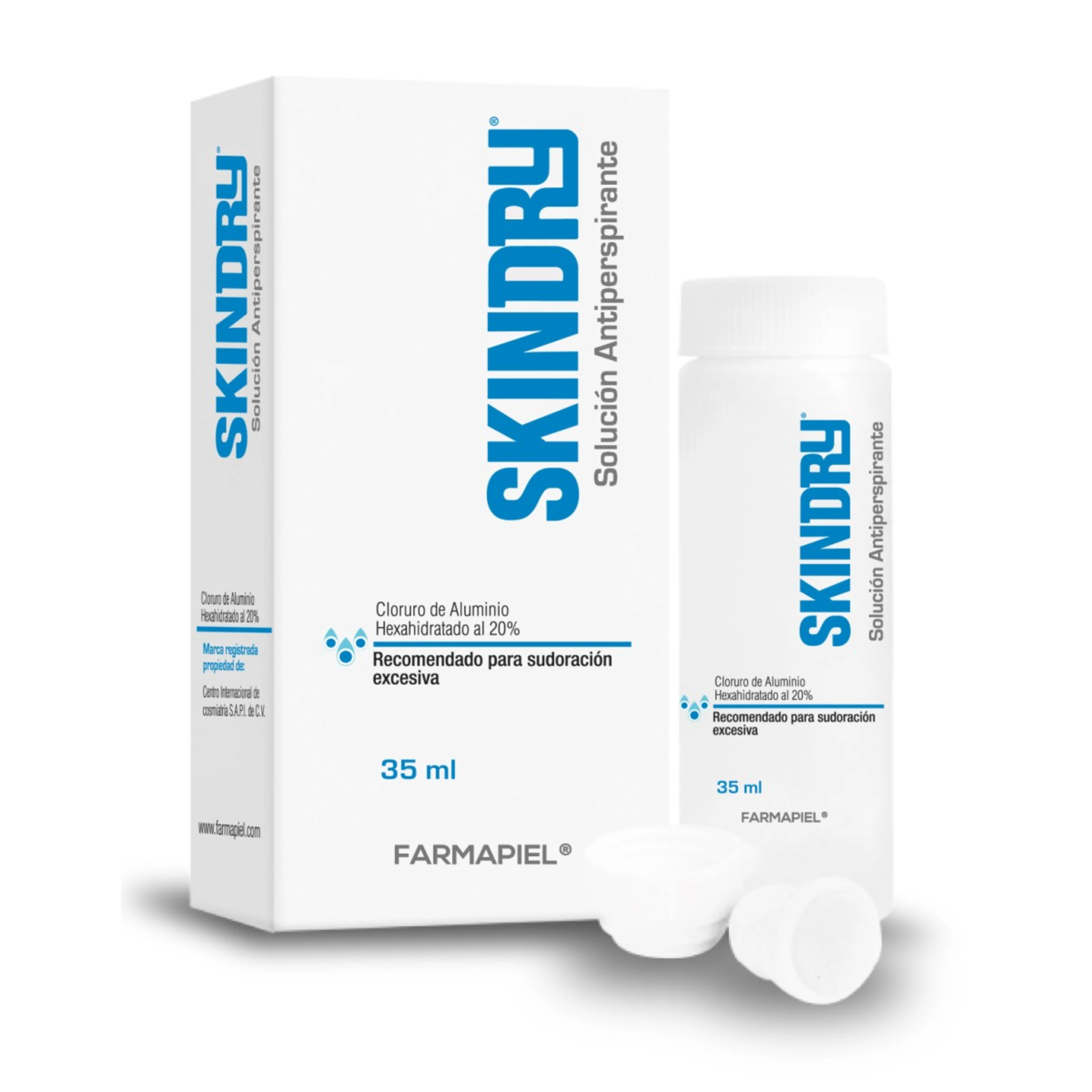 Farmapiel Skindry Antitranspirante Regular En Solución Con 35 Ml