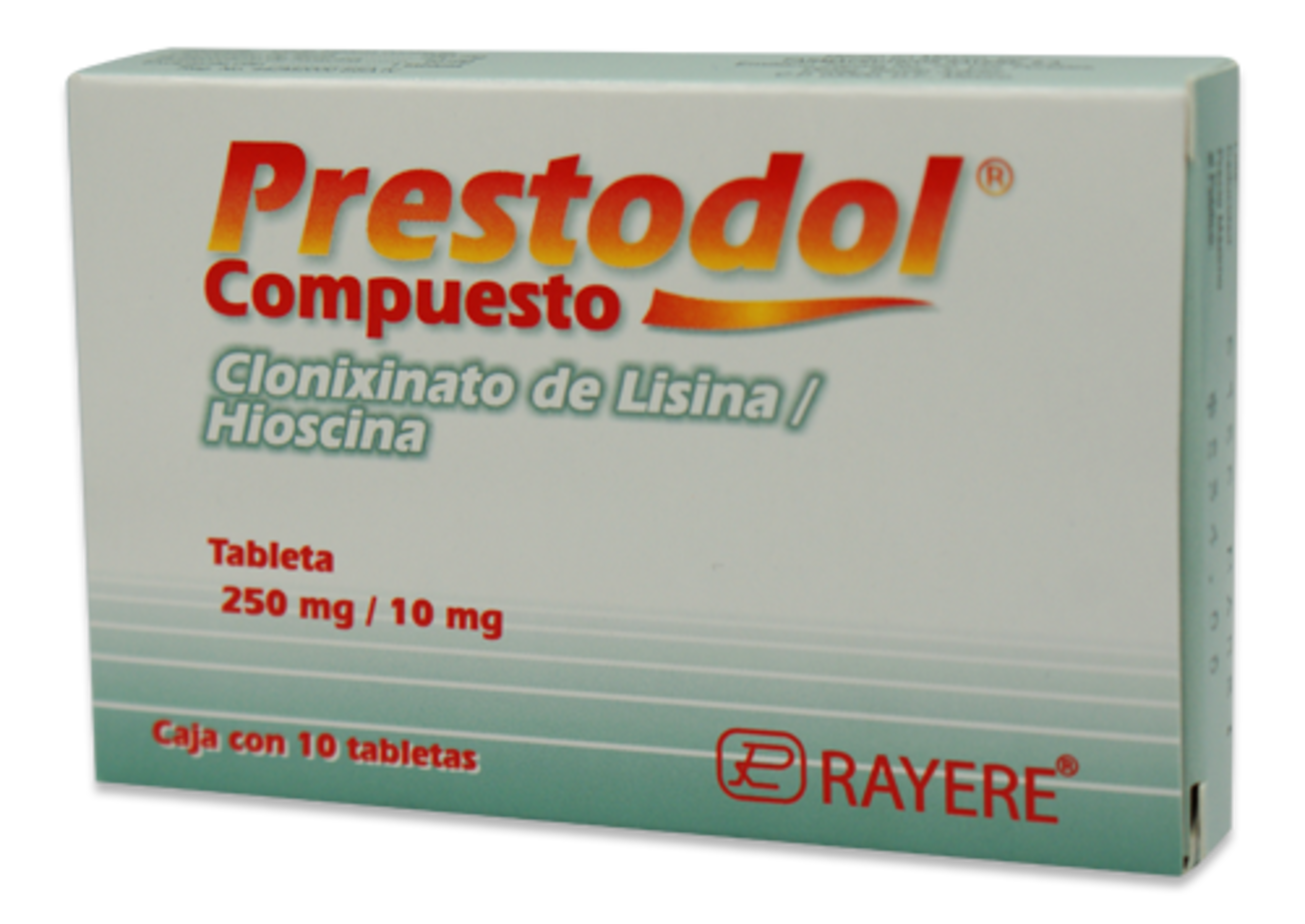 Prestodol Compuesto 250/10 Mg Con 10 Tabletas