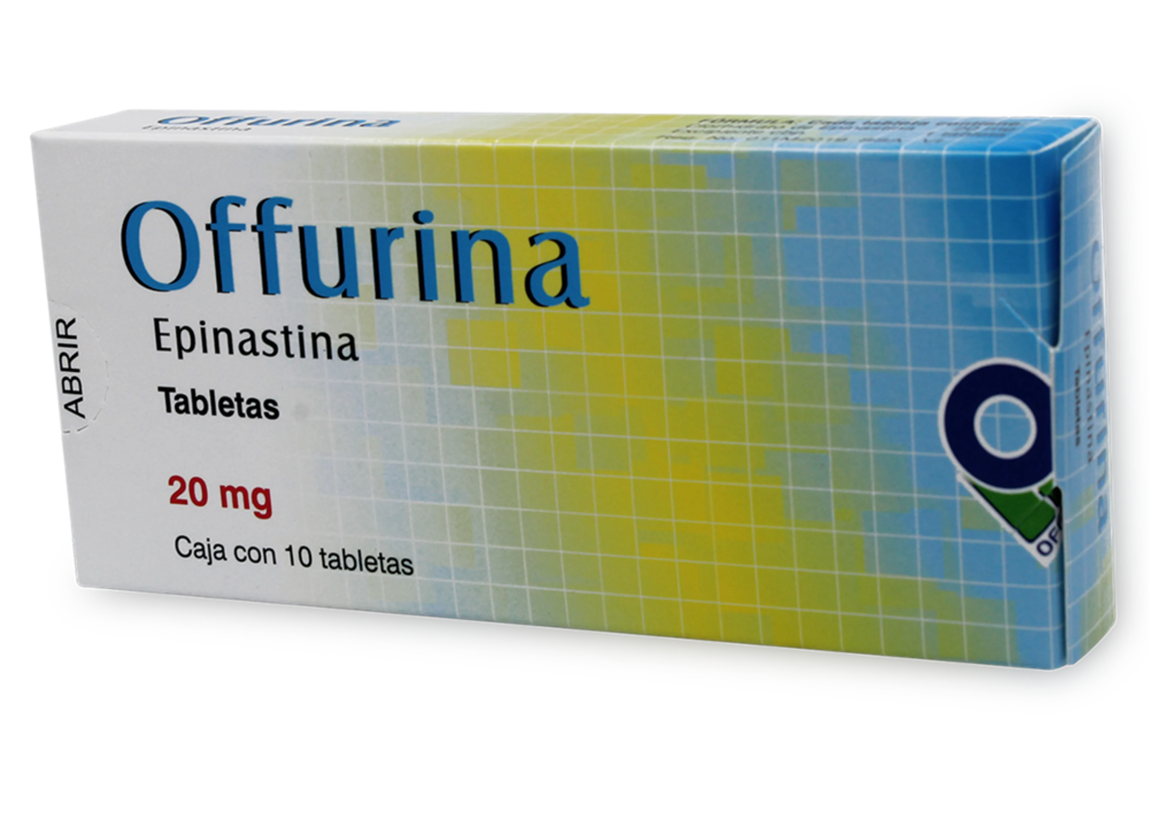Offurina 20 Mg Con 10 Tabletas