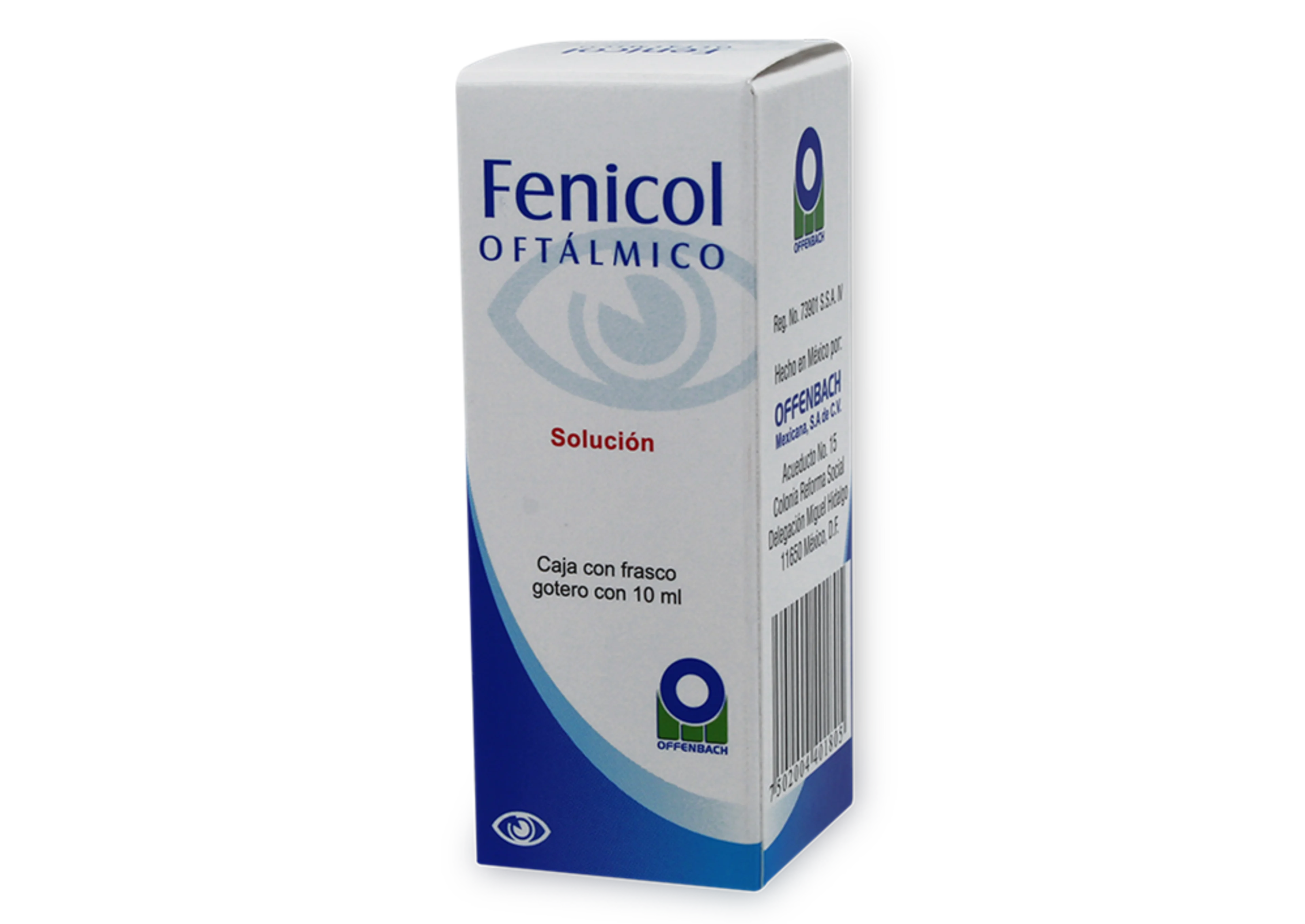 Fenicol 5 Mg Con 10 Ml De Solución Oftálmica