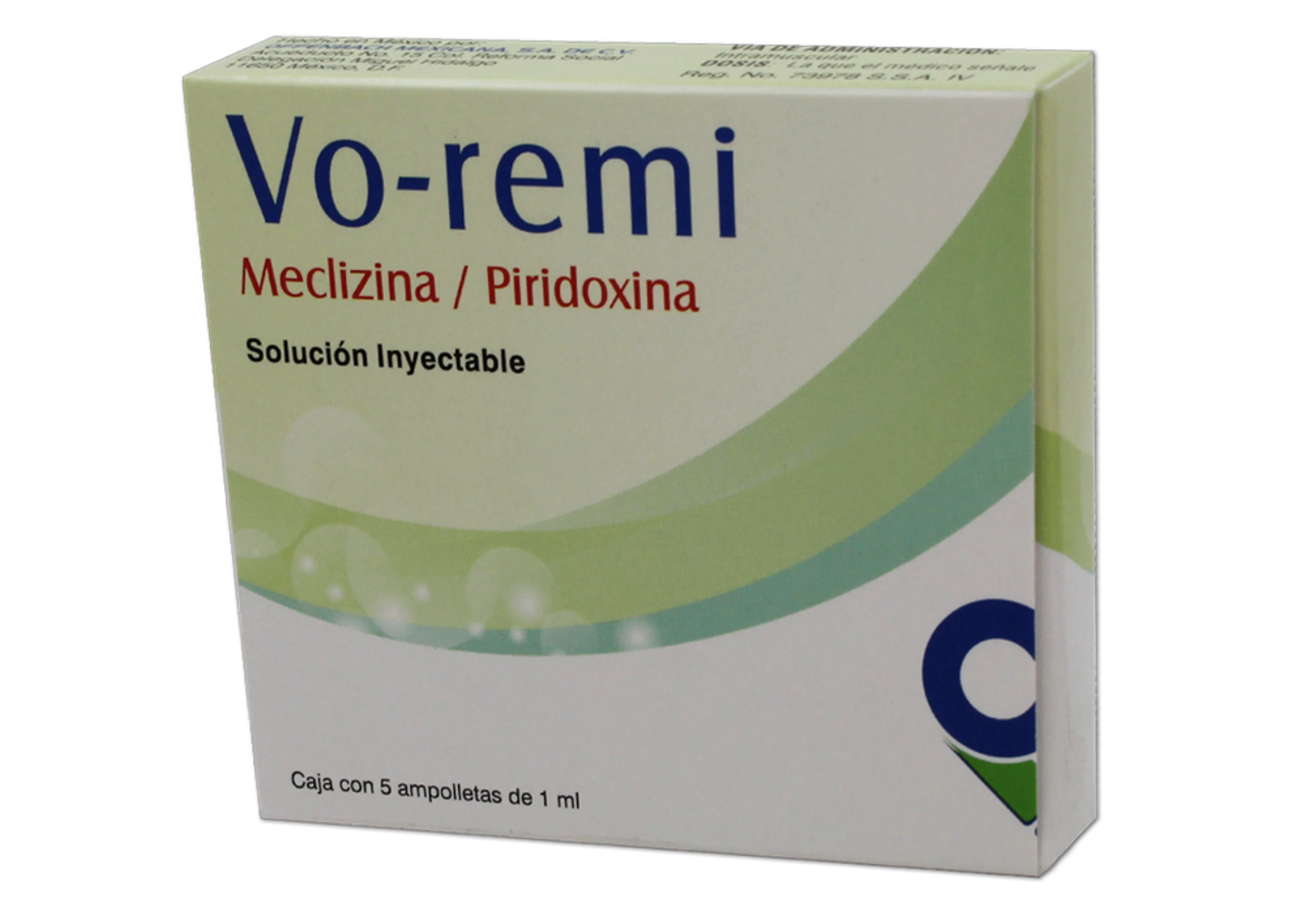 Vo-Remi 25/50 Mg Solución Inyectable Con 5 Ampolletas