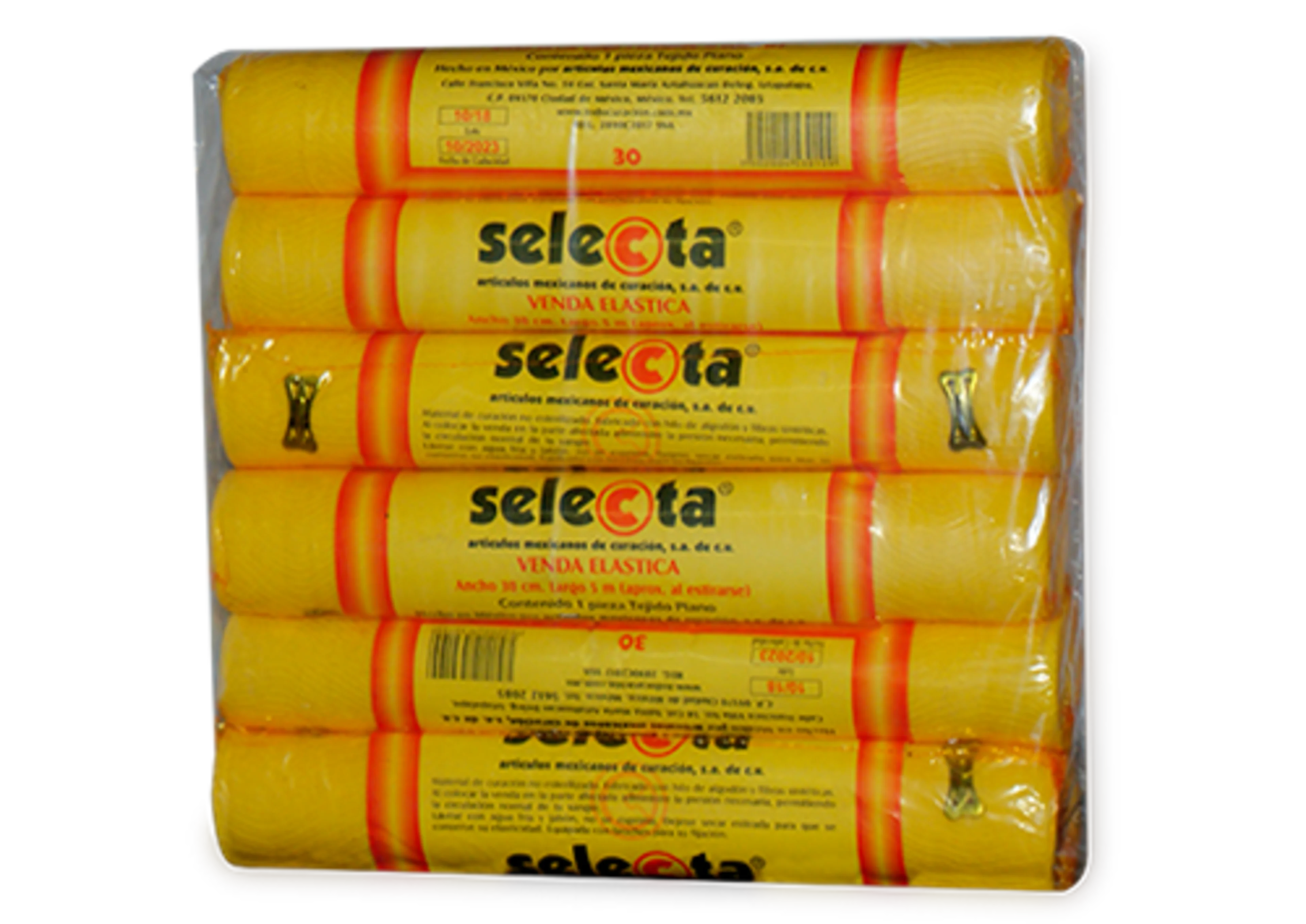 Venda elastica ambar 6 vendas 30cmx5 m
