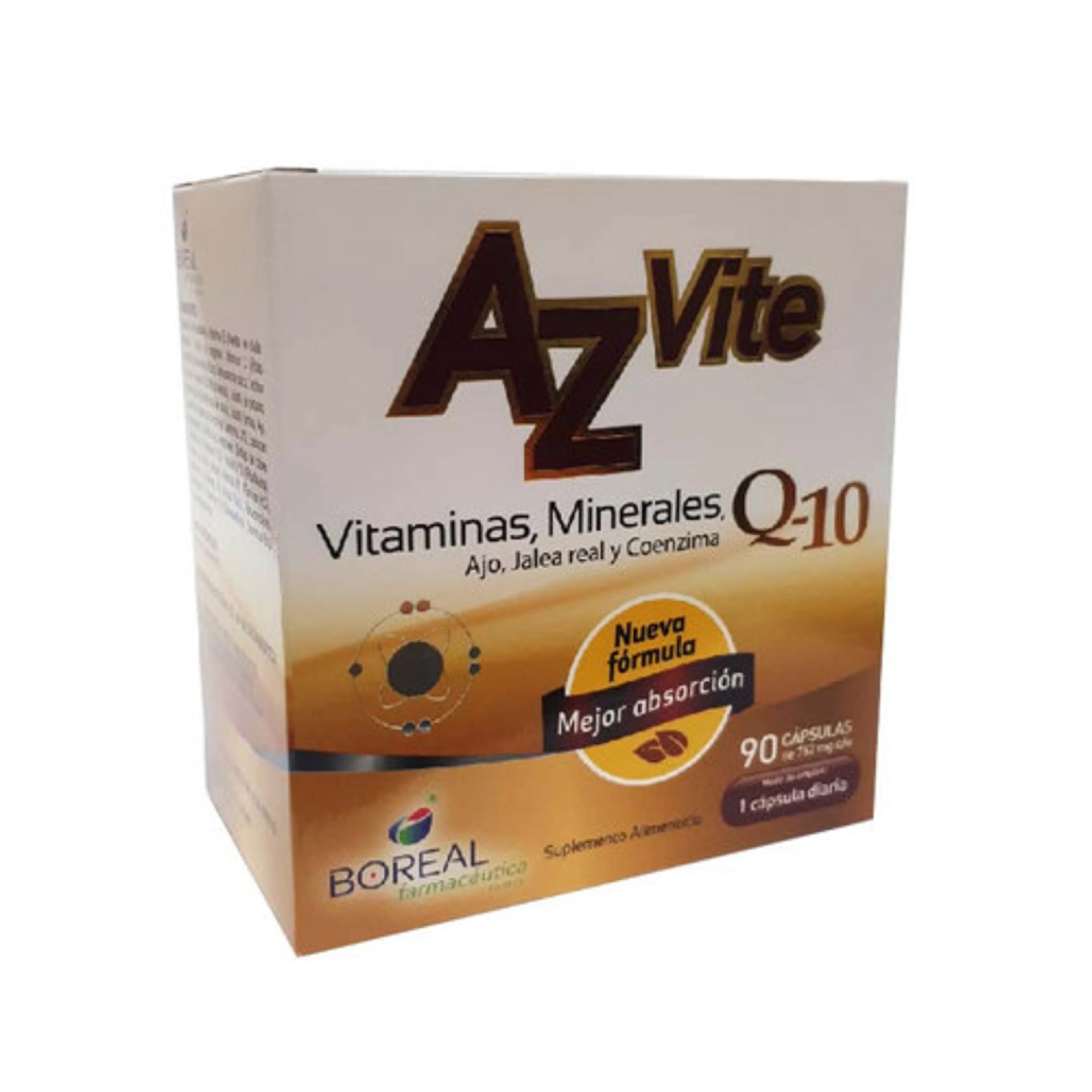 Azvite Vitaminas y Minerales con 90 Cápsulas