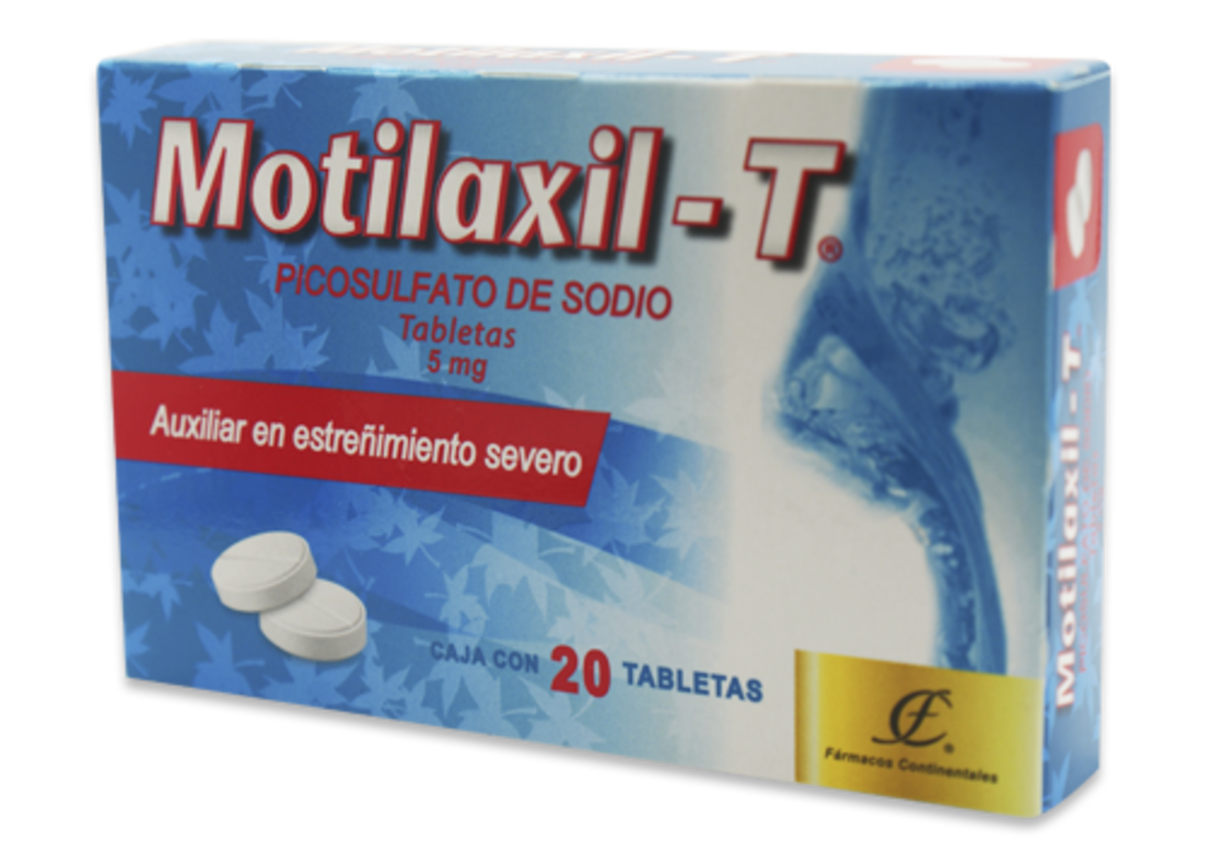 Motilaxil-T 5 Mg Con 20 Tabletas