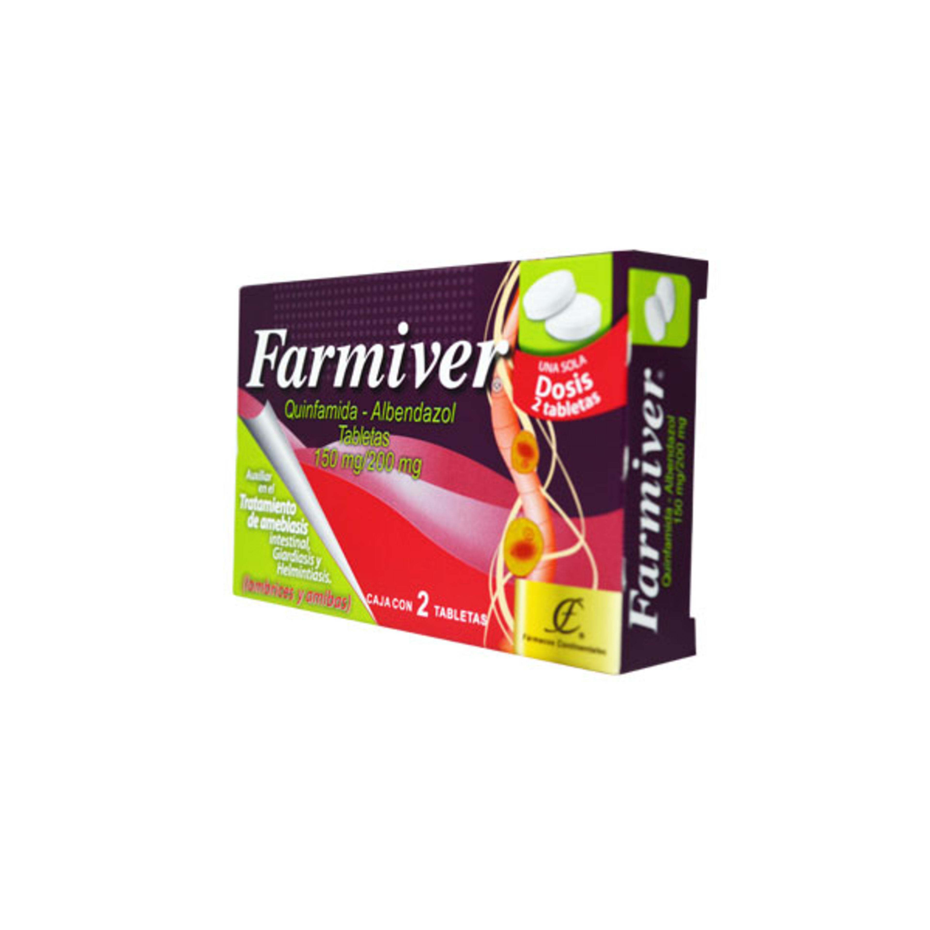 Farmiver 150/200 Mg Con 2 Tabletas