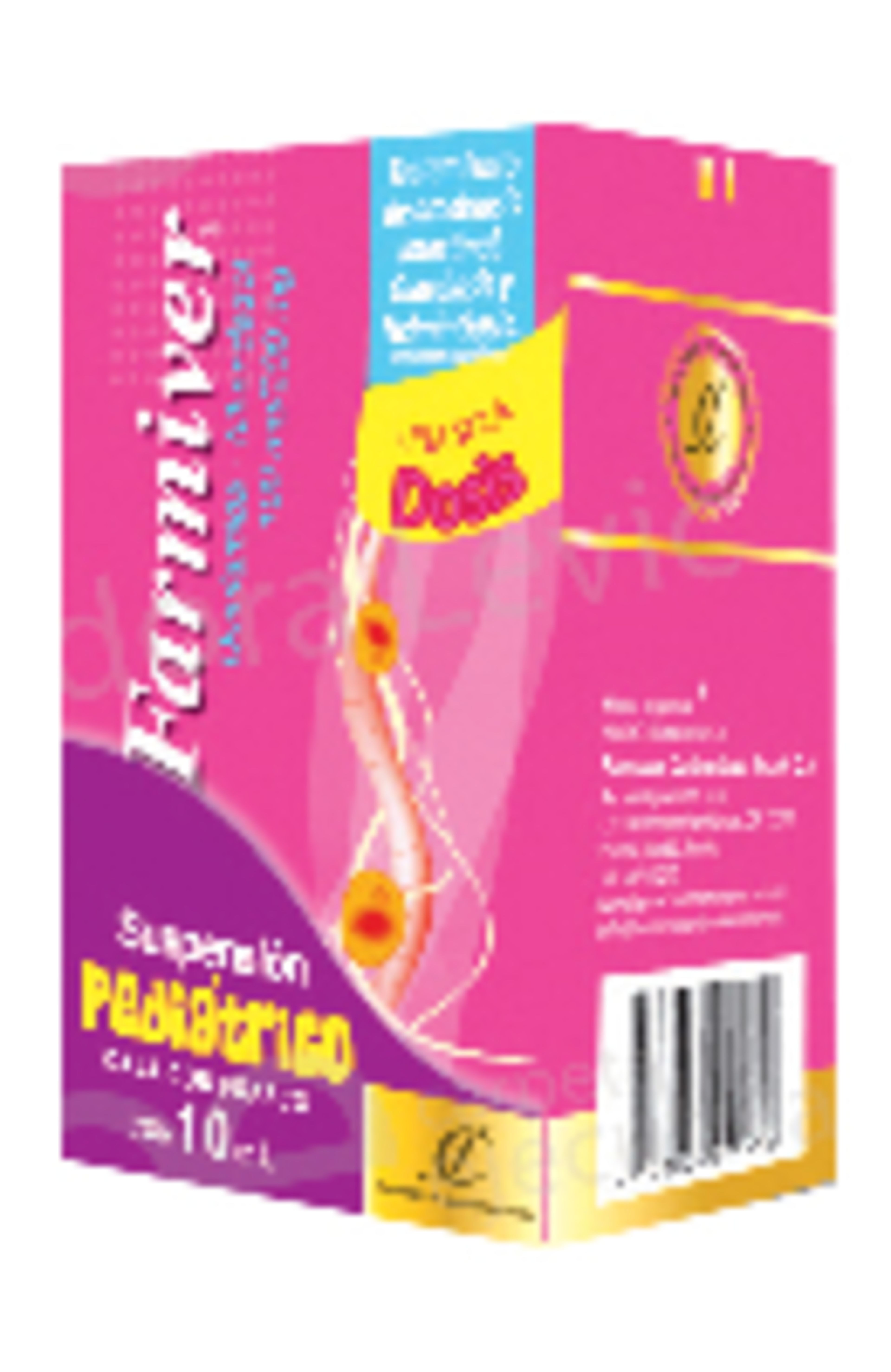 Farmiver 100/200 Mg Suspensión Pediátrica Con 10 Ml
