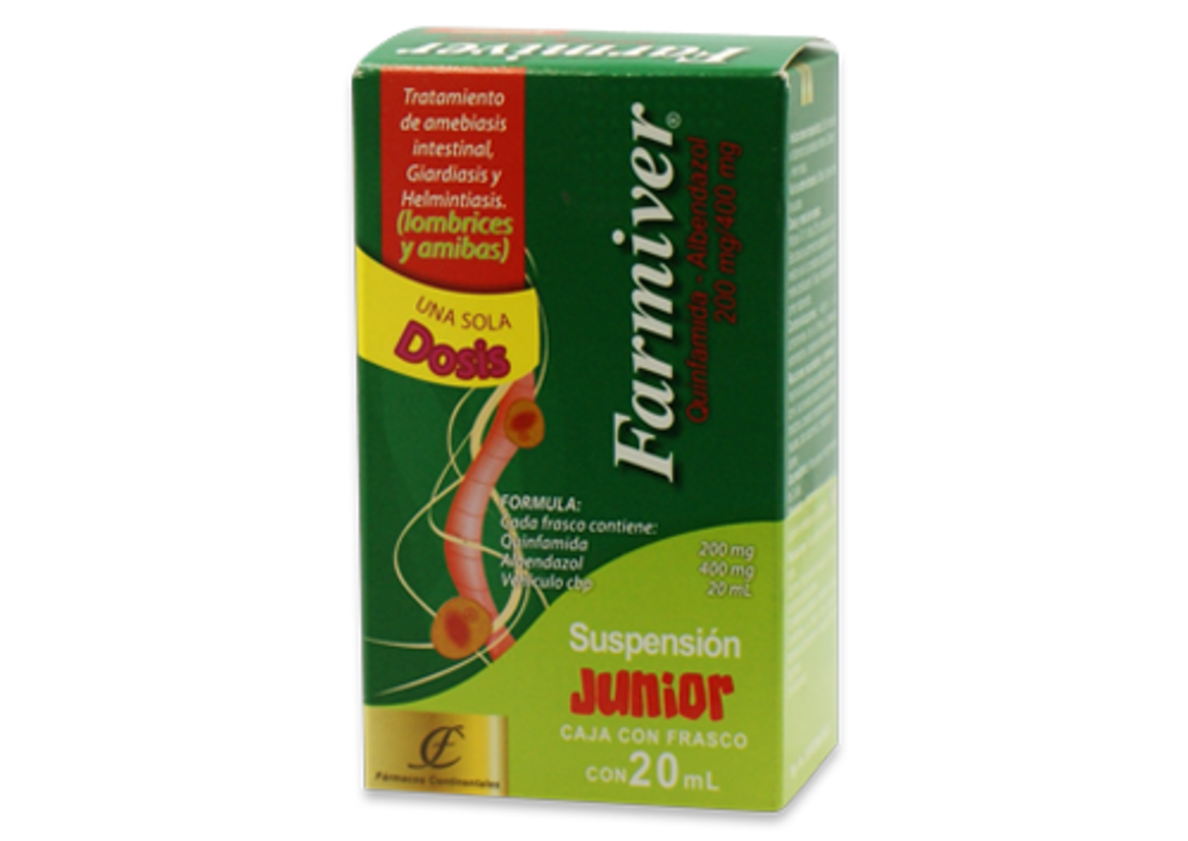 Farmiver Junior 200/400 Mg Con 20 Ml Suspensión