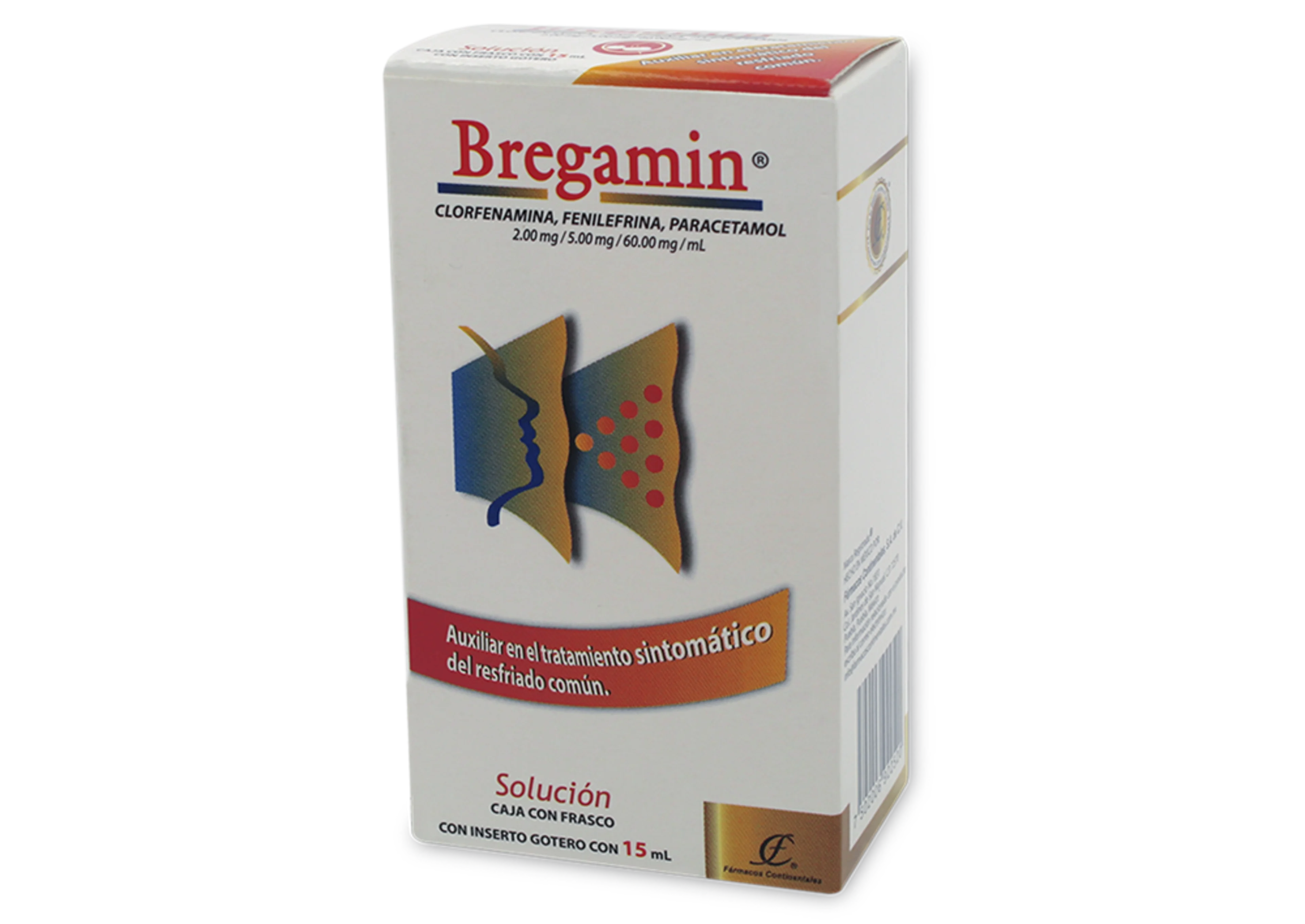 Bregamin 2/5/60 Mg Solución Gotas Con 15 Ml