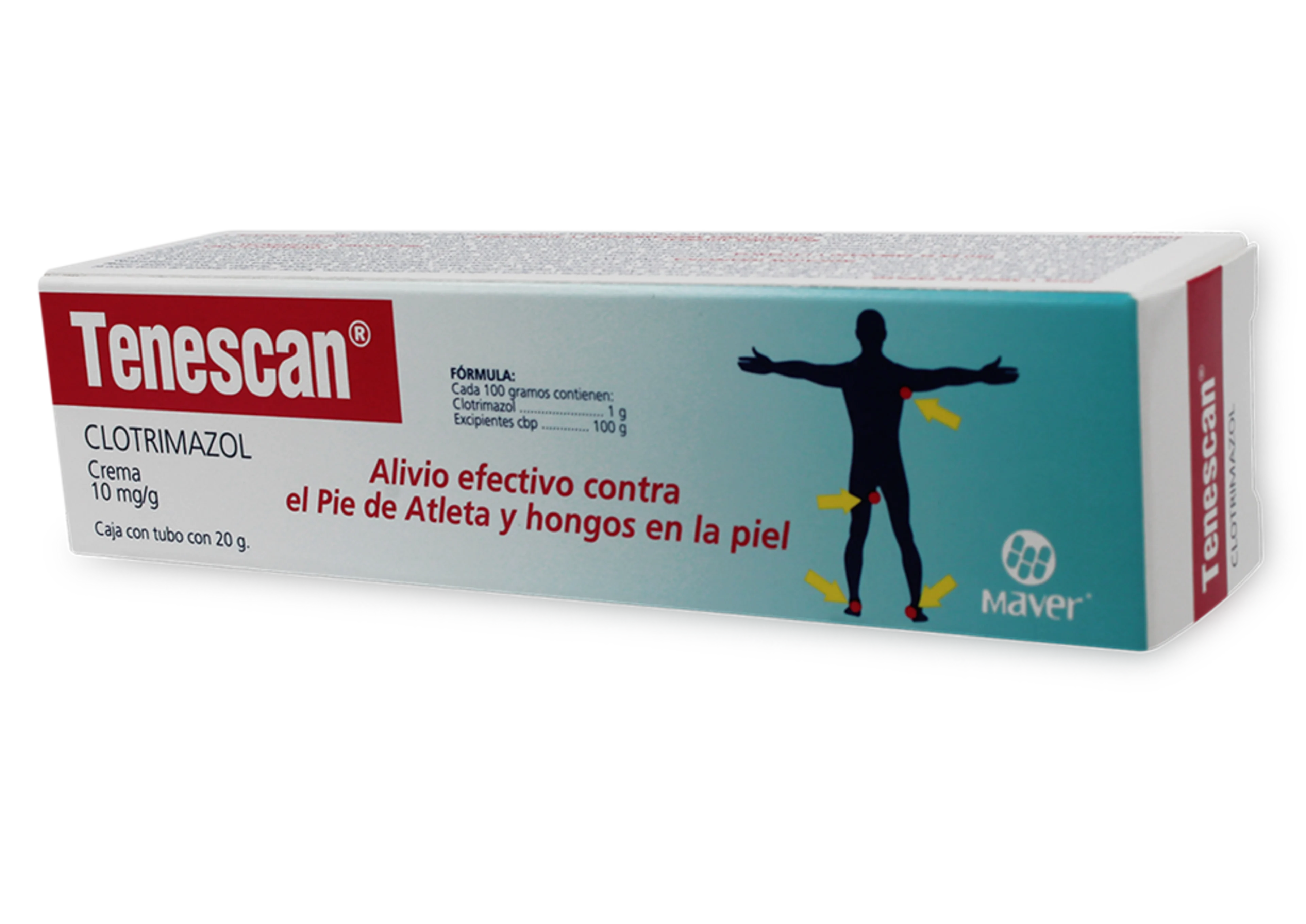 Tenescan 10 Mg Con 20 G De Crema
