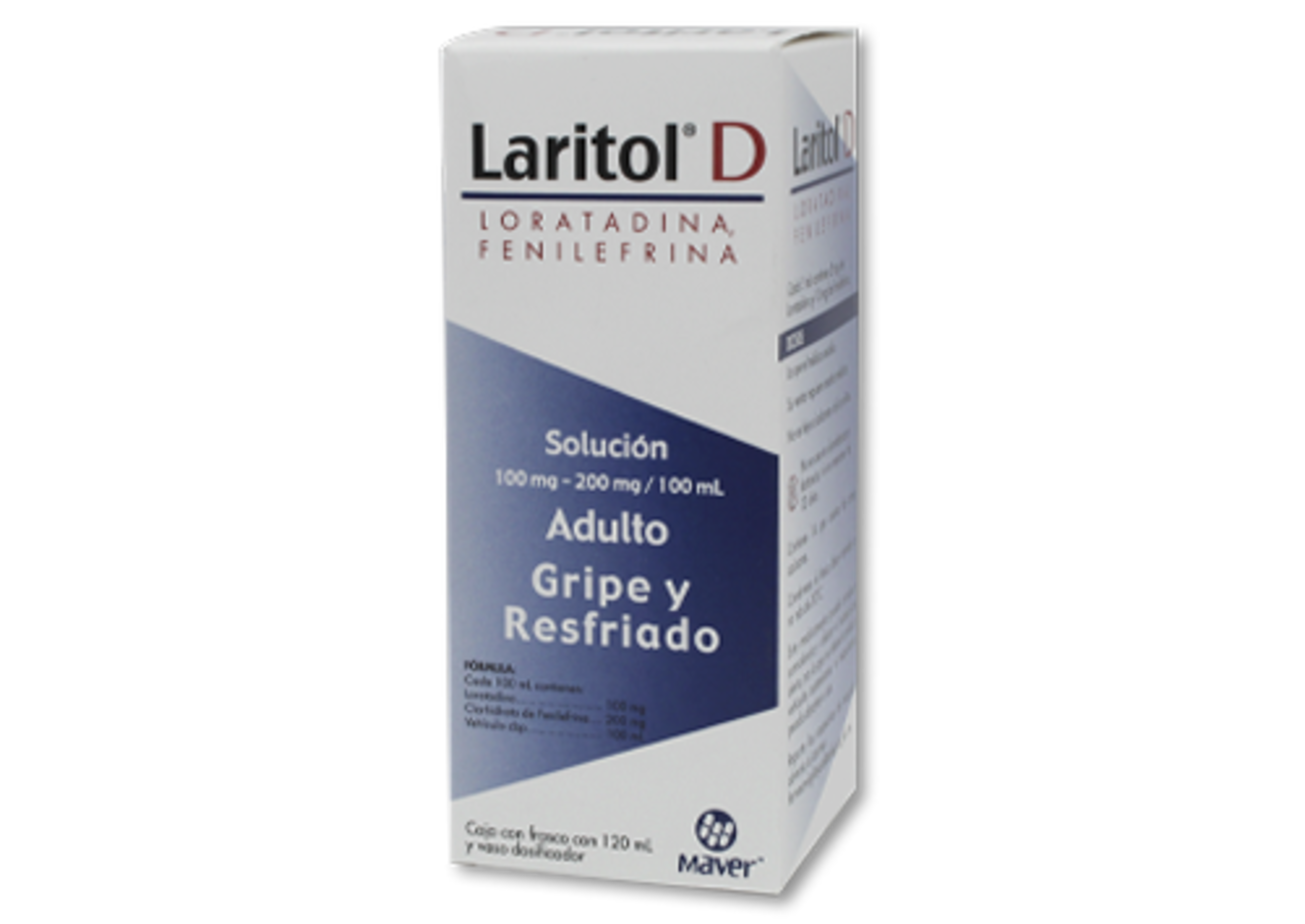 Laritol D Adulto 100/200 Mg Con 120 Ml Jarabe