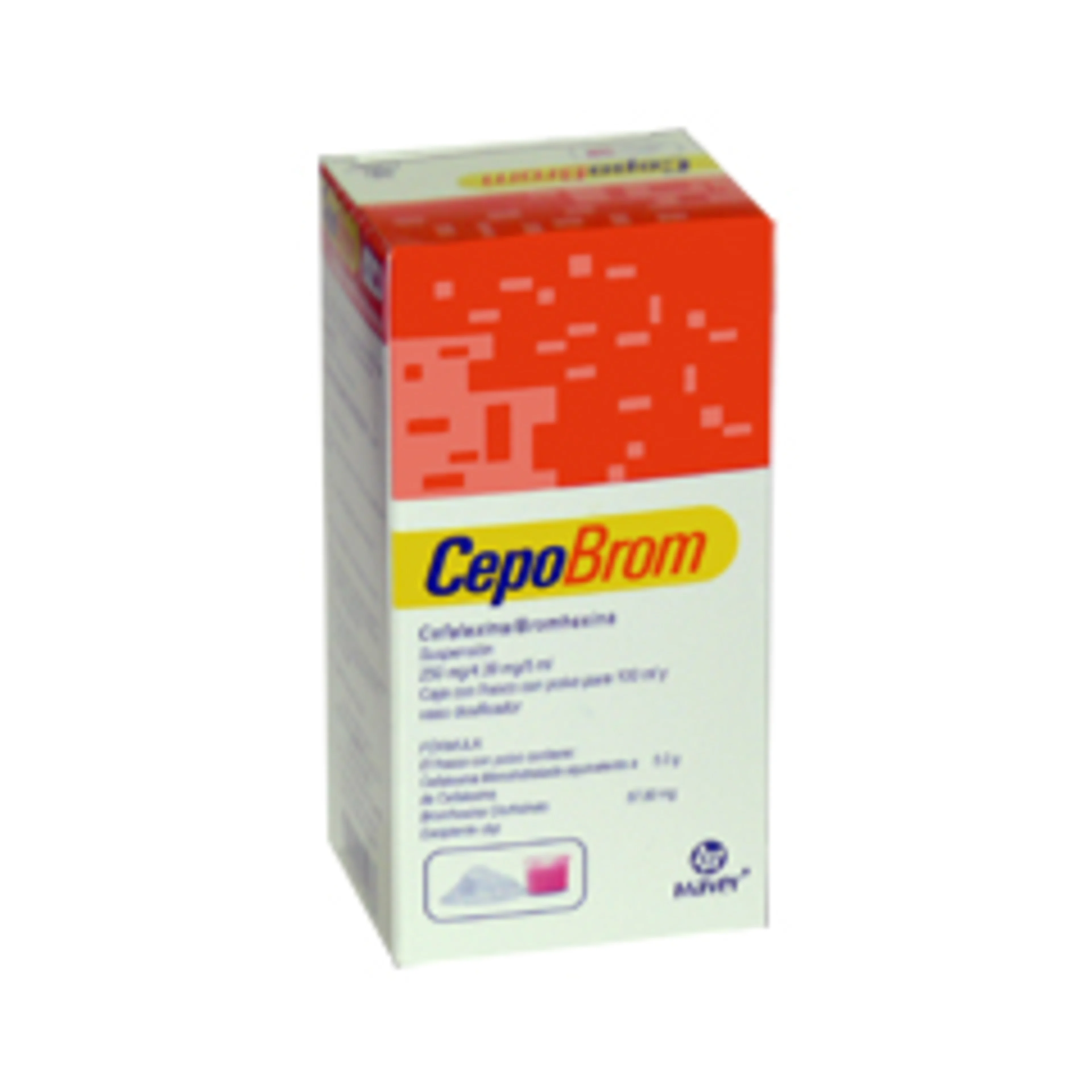 Cepobrom Bromhexina Cefalexina 250/4.39 Mg Suspensión Con 100 Ml