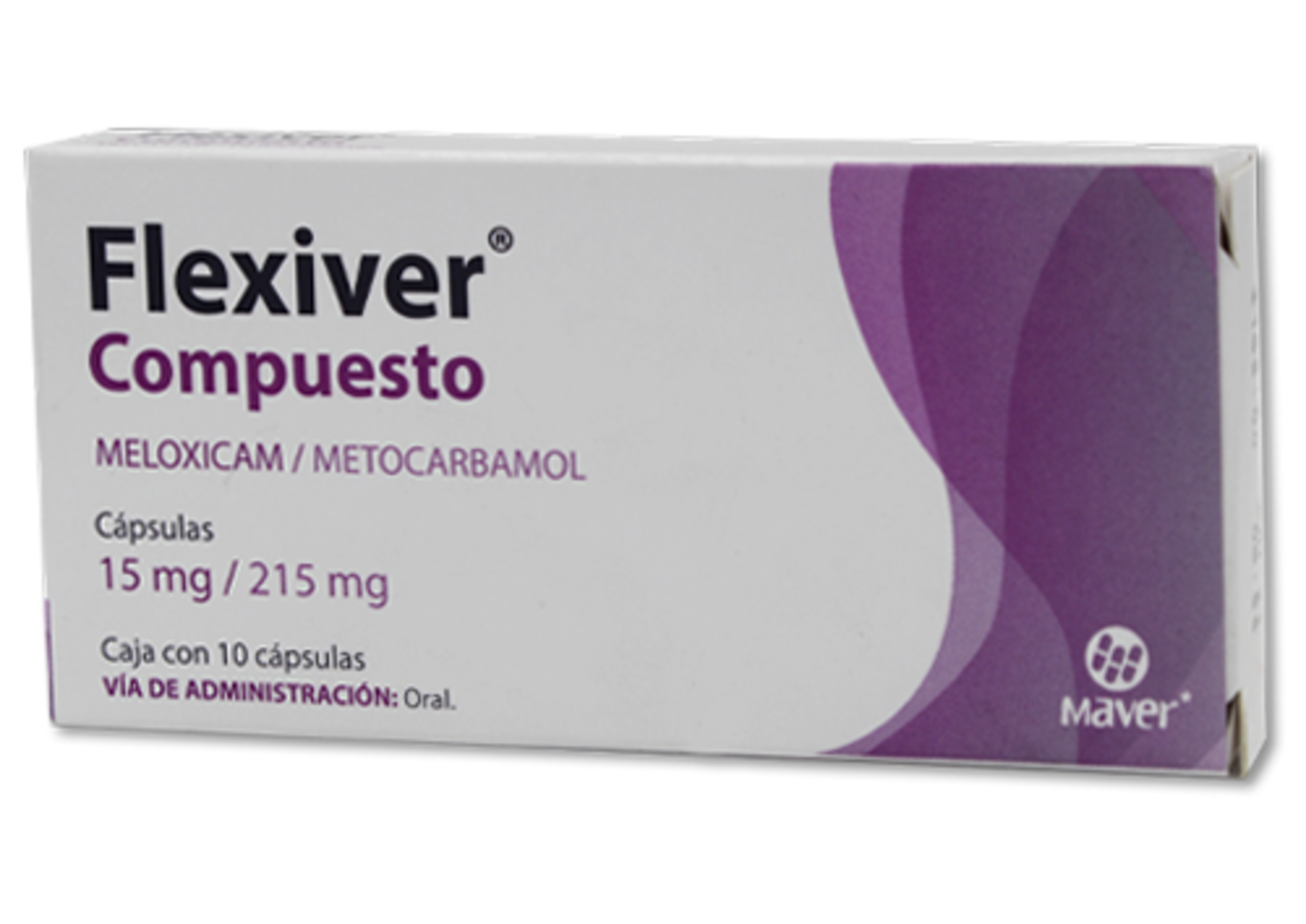 Felxiver Compuesto 15/215 Mg Con 10 Cápsulas