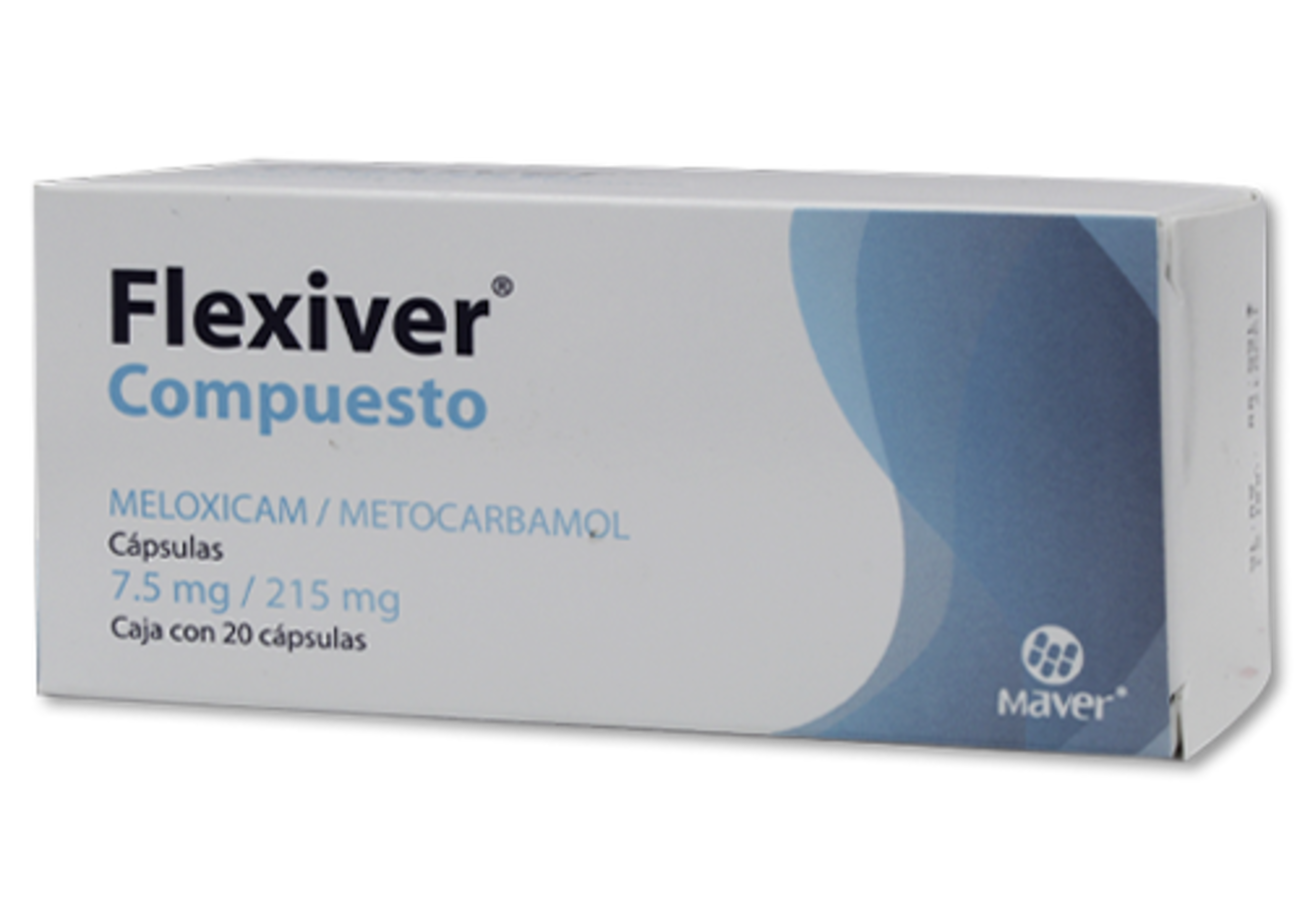 Flexiver Compuesto 7.5/215 Mg Con 20 Cápsulas