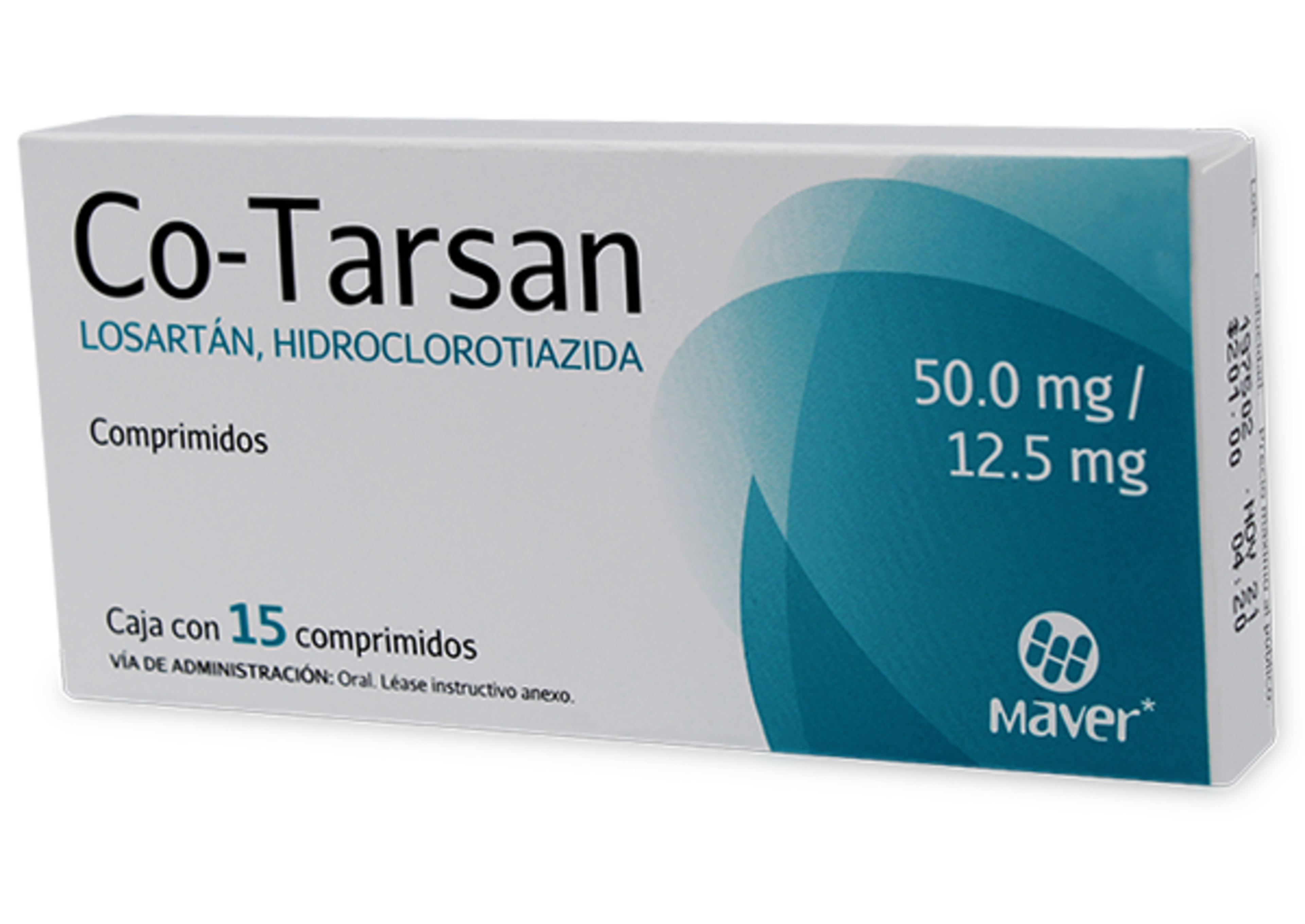 Co-Tarsán 50/12.5 Mg Con 15 Comprimidos