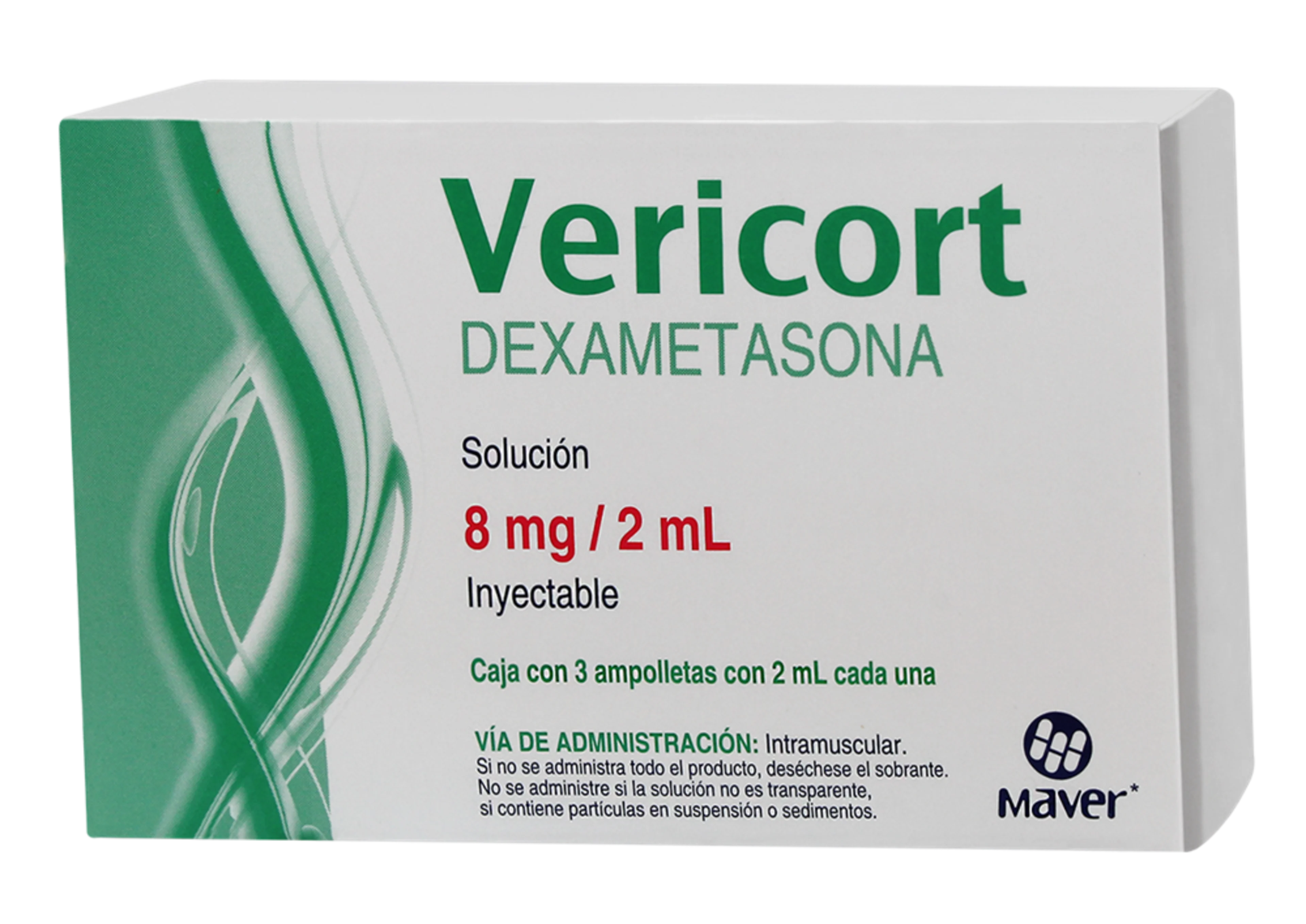 Vericort 8 Mg Con 3 Ampolletas