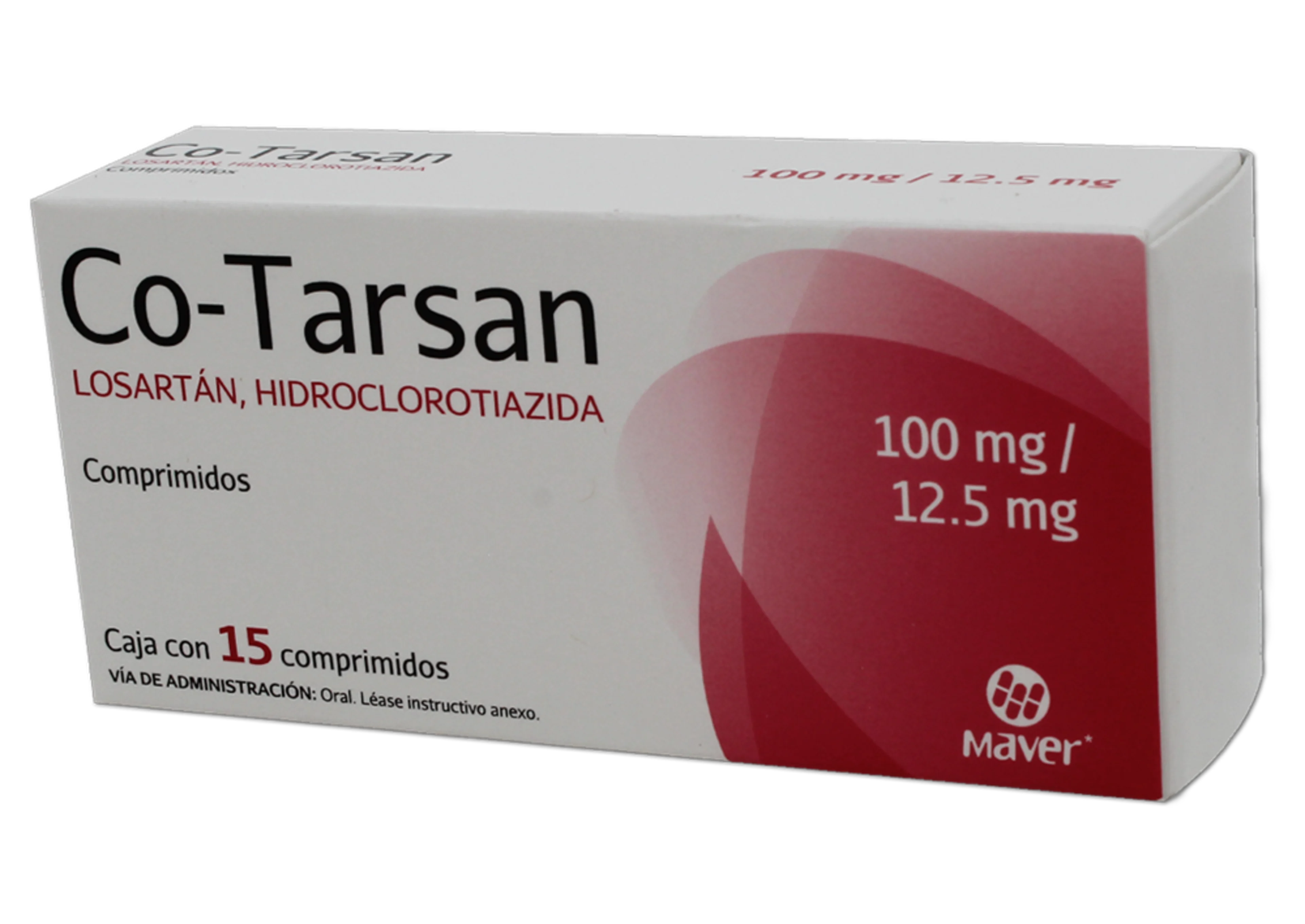 Co-Tarsan 100/12.5 Mg Con 15 Comprimidos