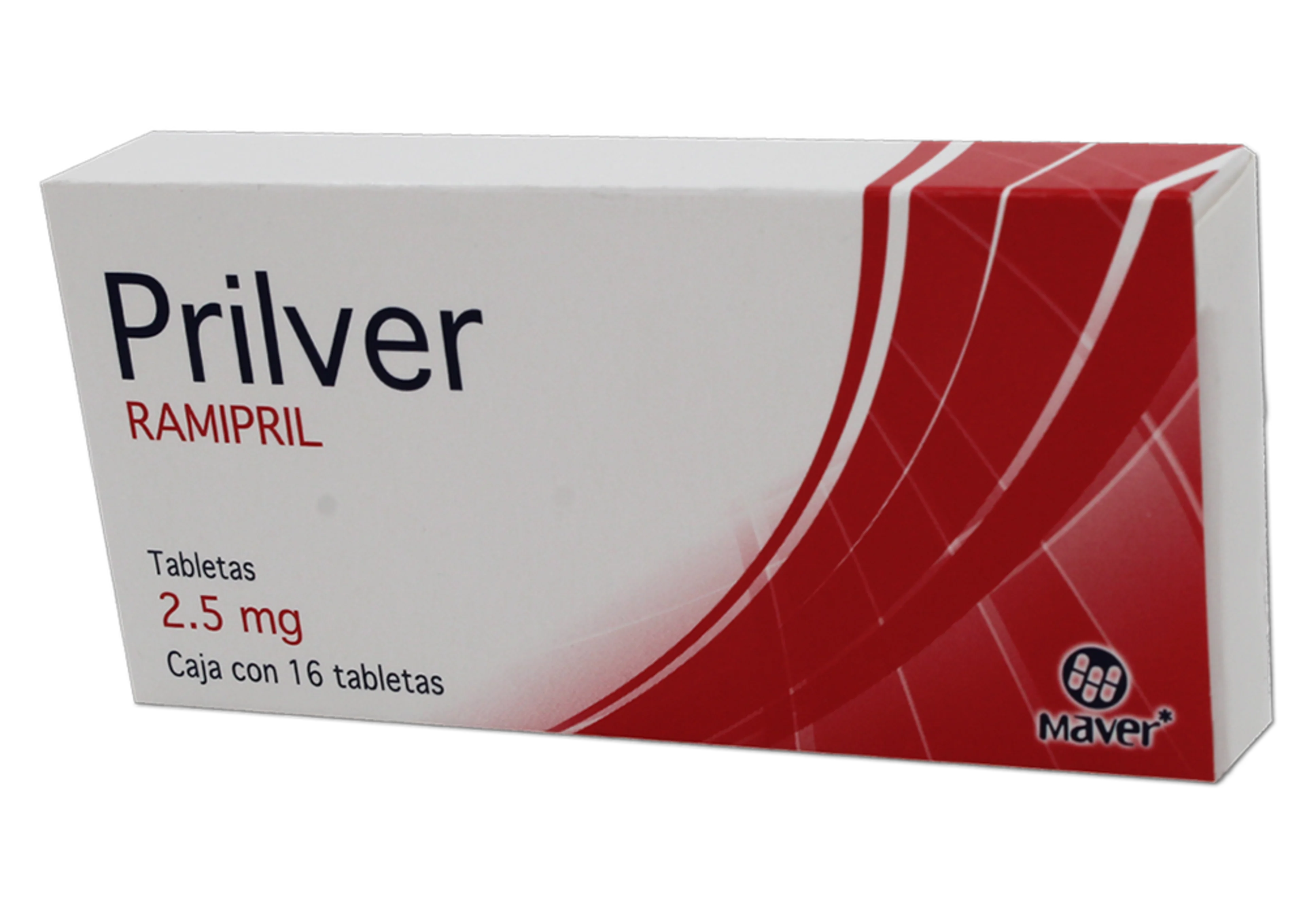 Prilver 2.5 Mg Con 16 Tabletas