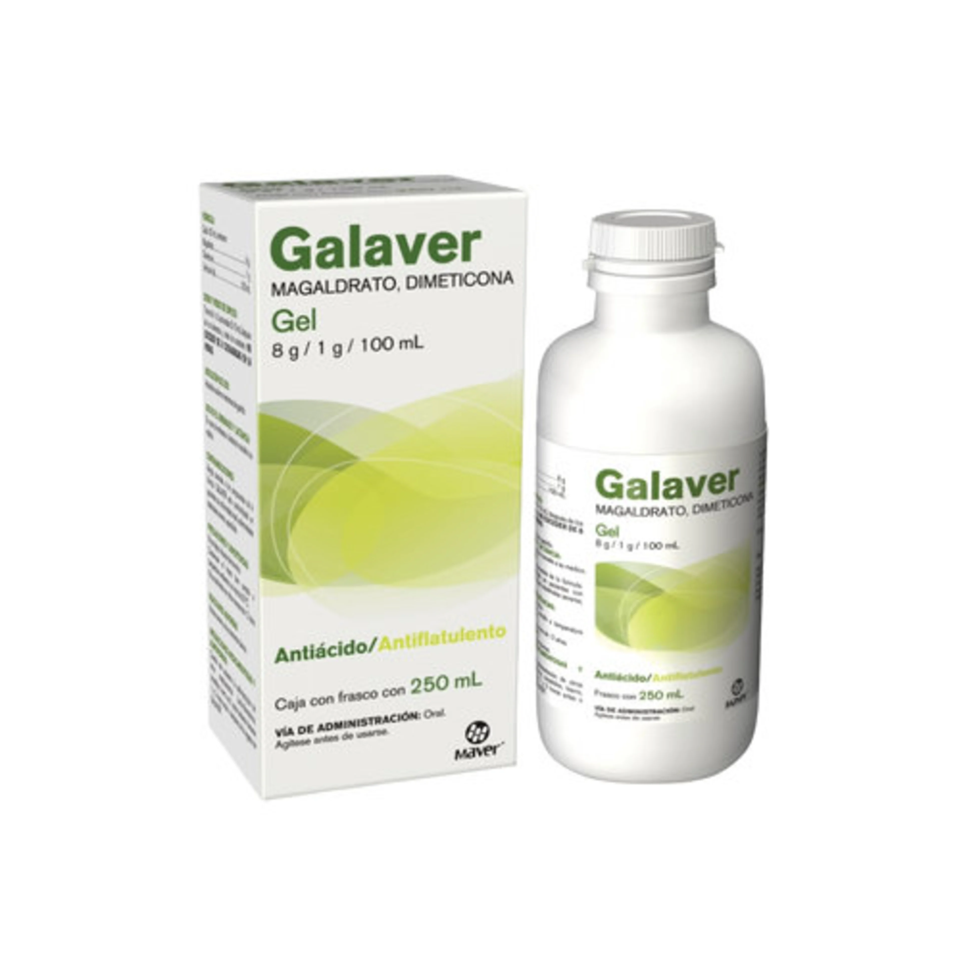 Galaver 1 Gel 8 mg/1 mg/250 ml