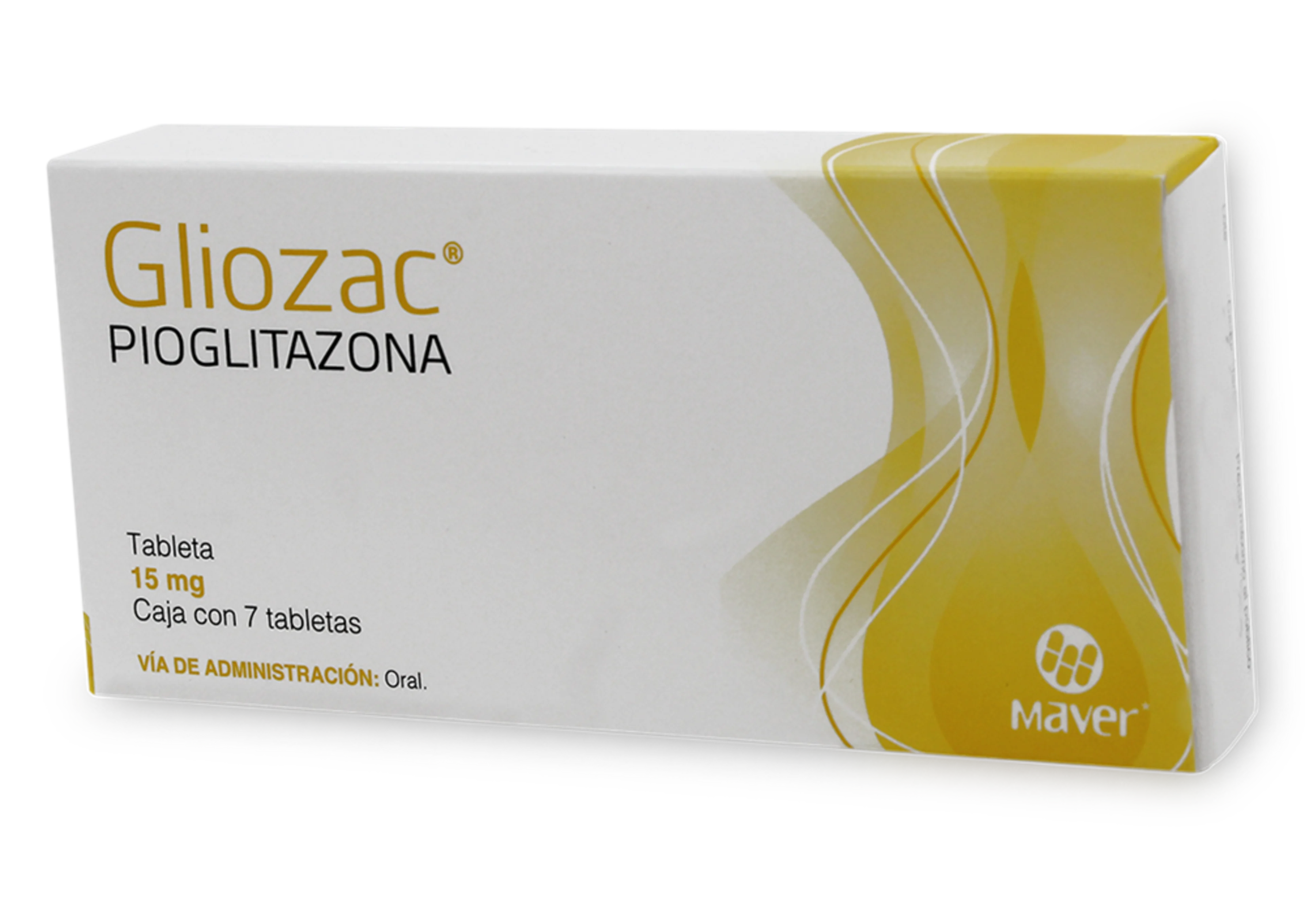 Gliozac 15 Mg Con 7 Tabletas