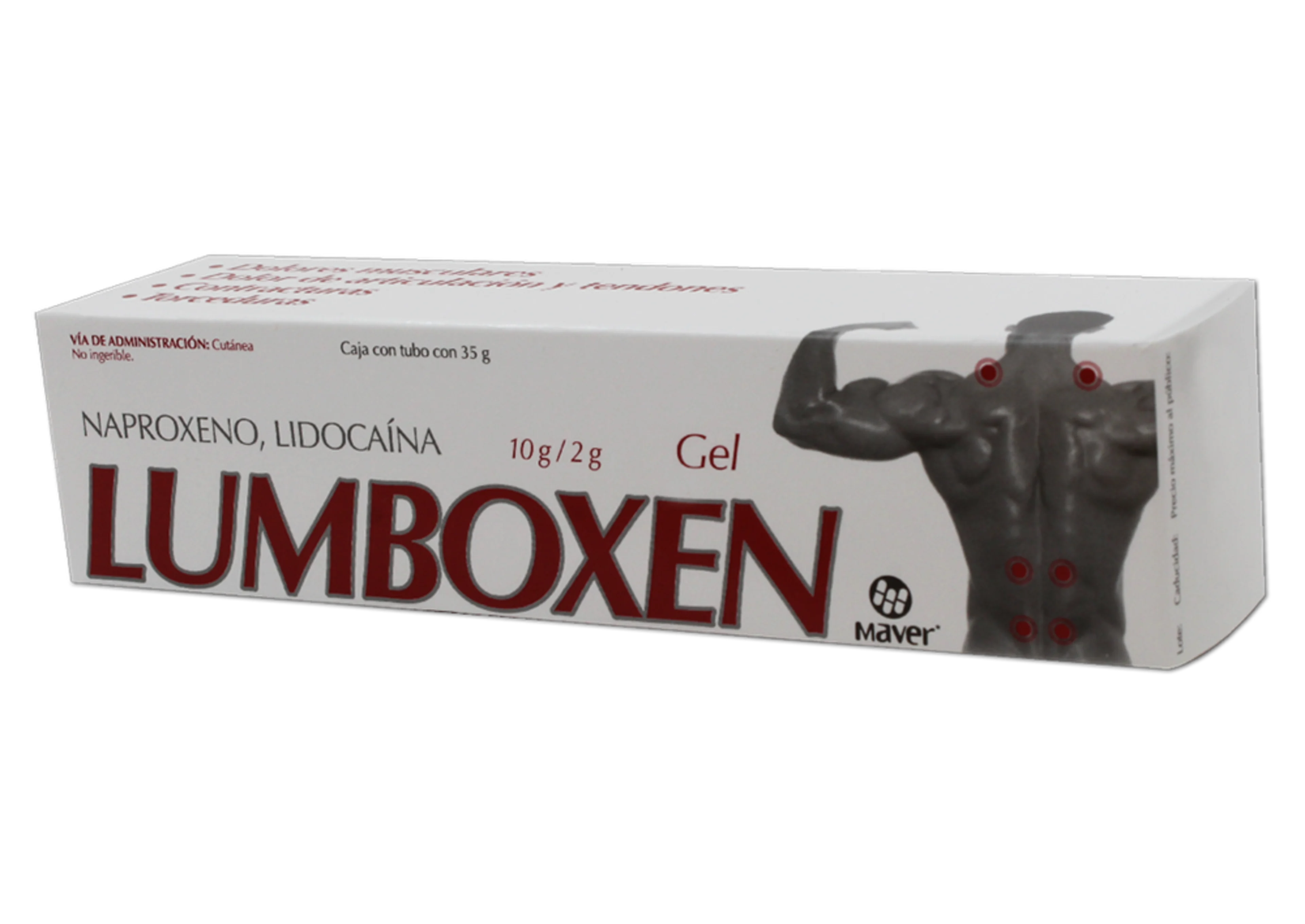 Lumboxen Naproxeno Lidocaina 10 G / 2 G Con 35 G