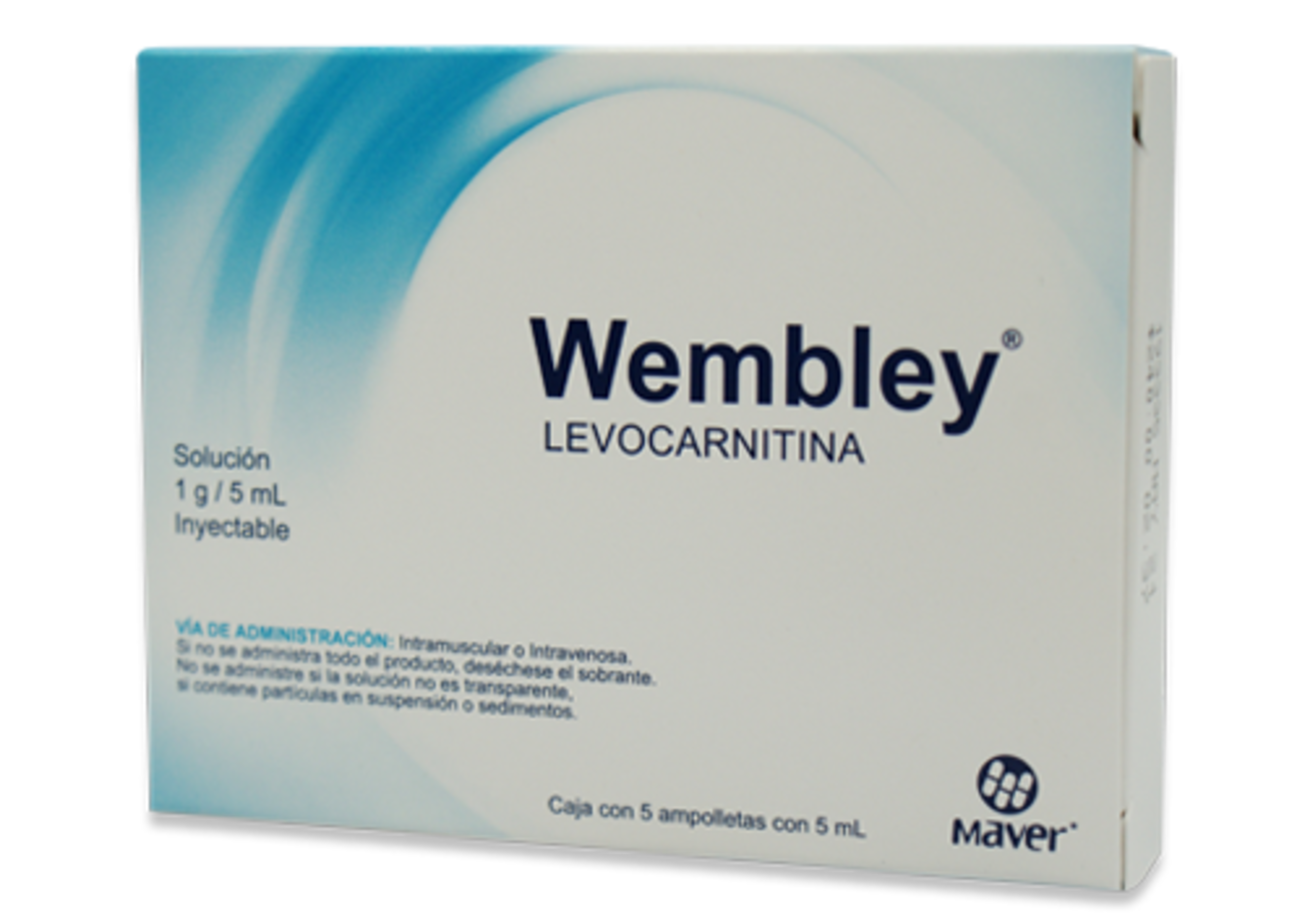 Wembley 1 G Con 5 Ampolletas Solución Inyectable