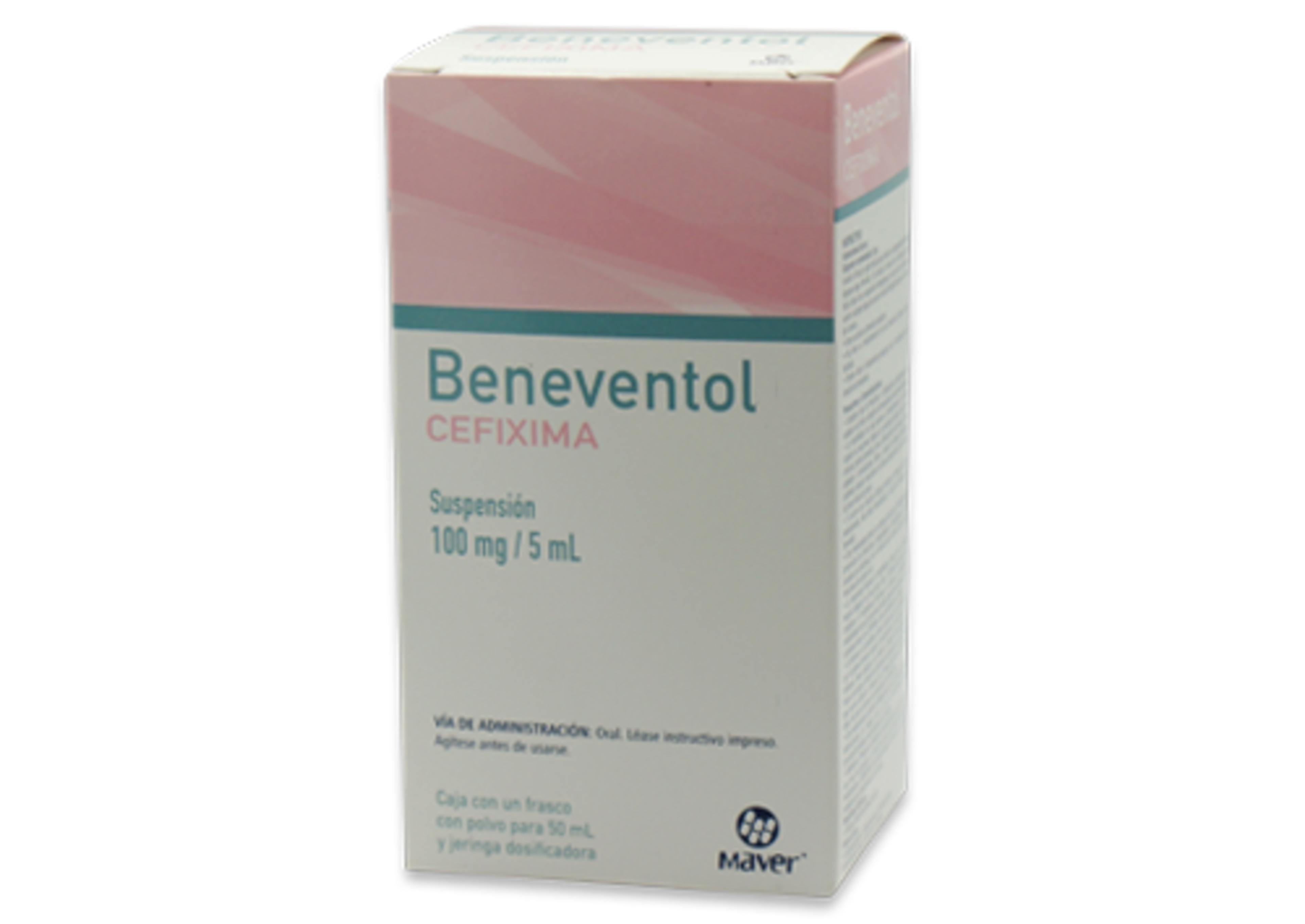 Beneventol Cefixima 100 Mg Suspensión 50 Ml