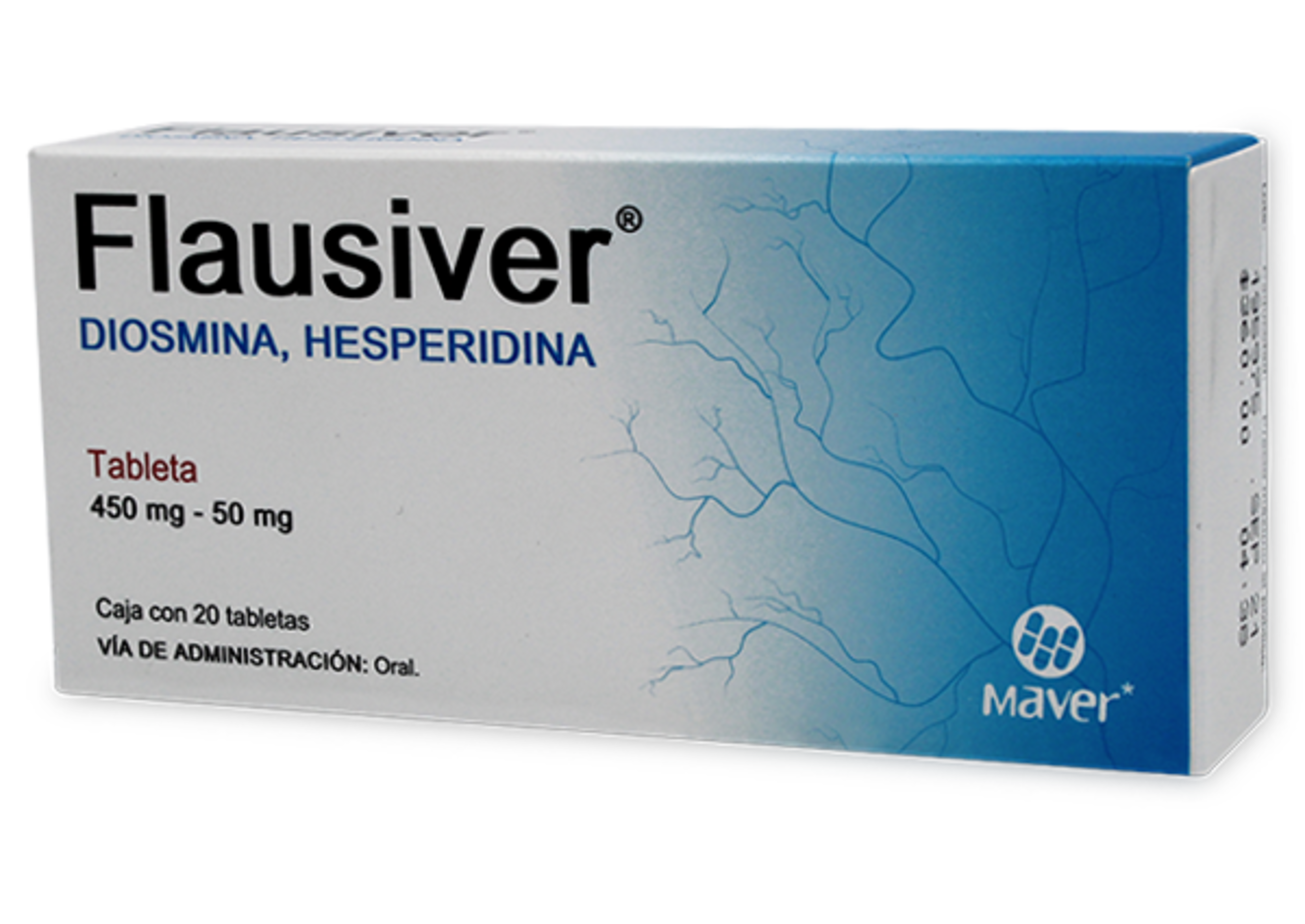 Flausiver 450/50 Mg Con 20 Tabletas