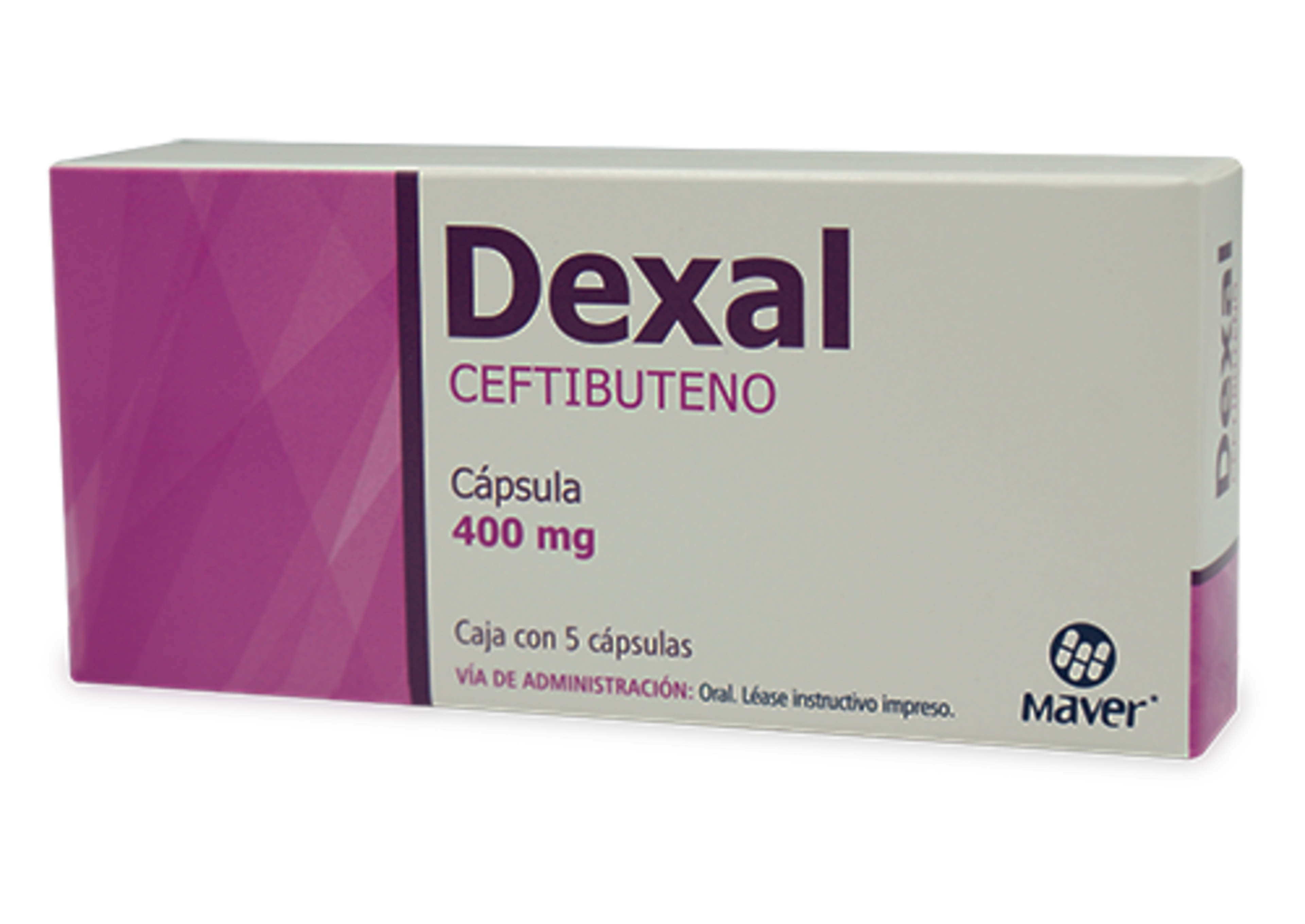 Dexal Ceftibuteno 400 Mg Con 5 Cápsulas