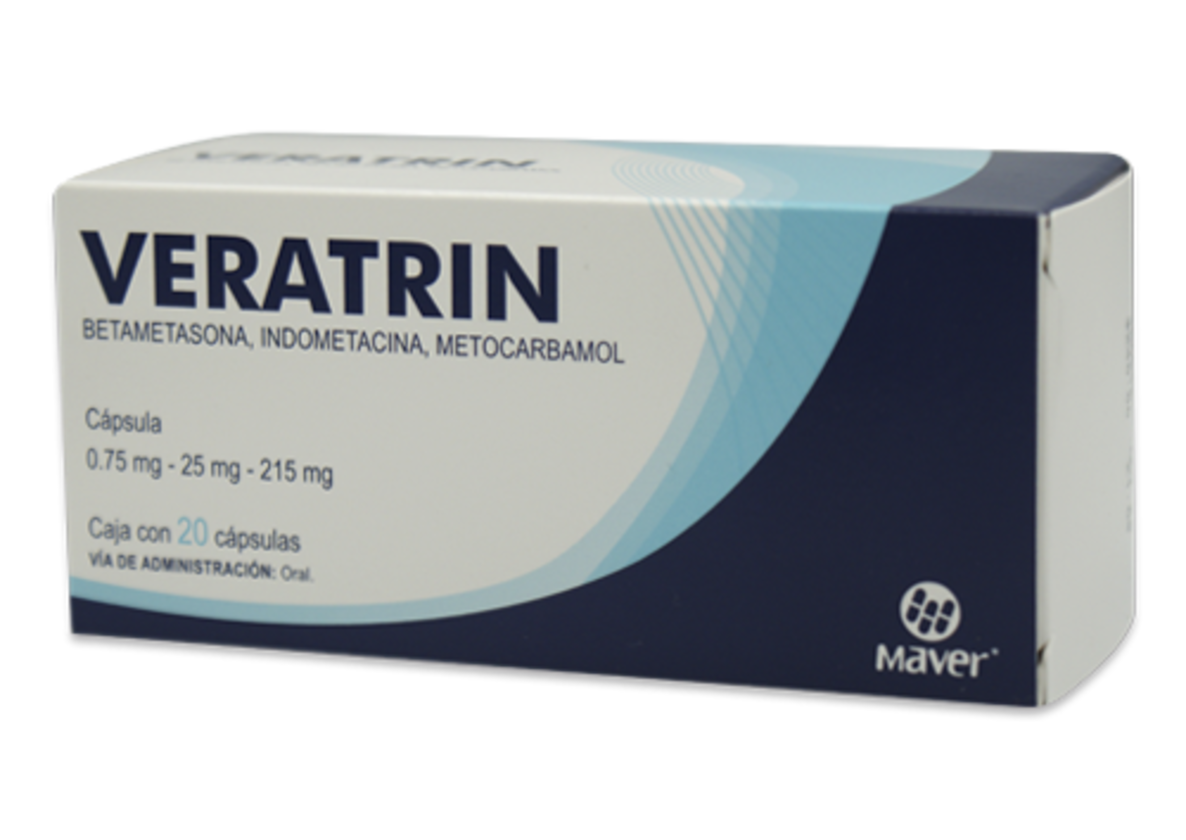 Veratrin 0.75/25/215 Mg Con 20 Cápsulas