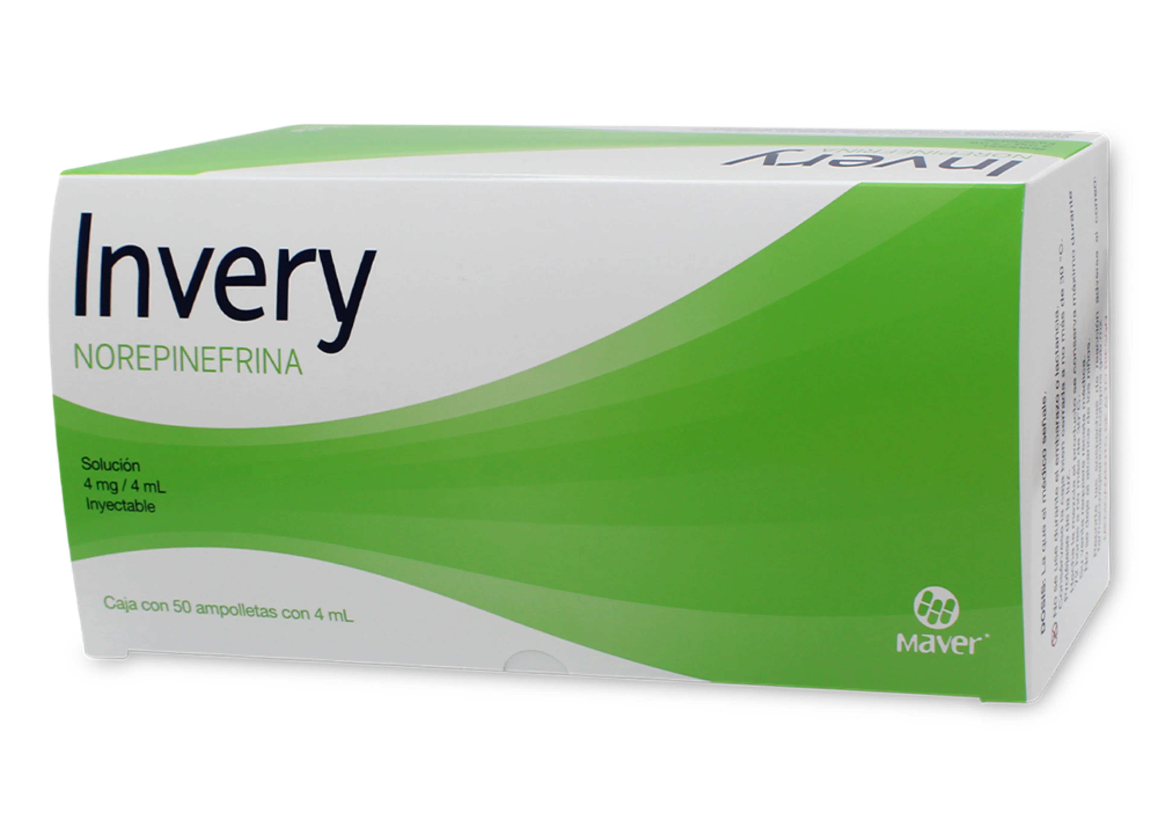 Invery 4 Mg Con 50 Ampolletas Solución Inyectable