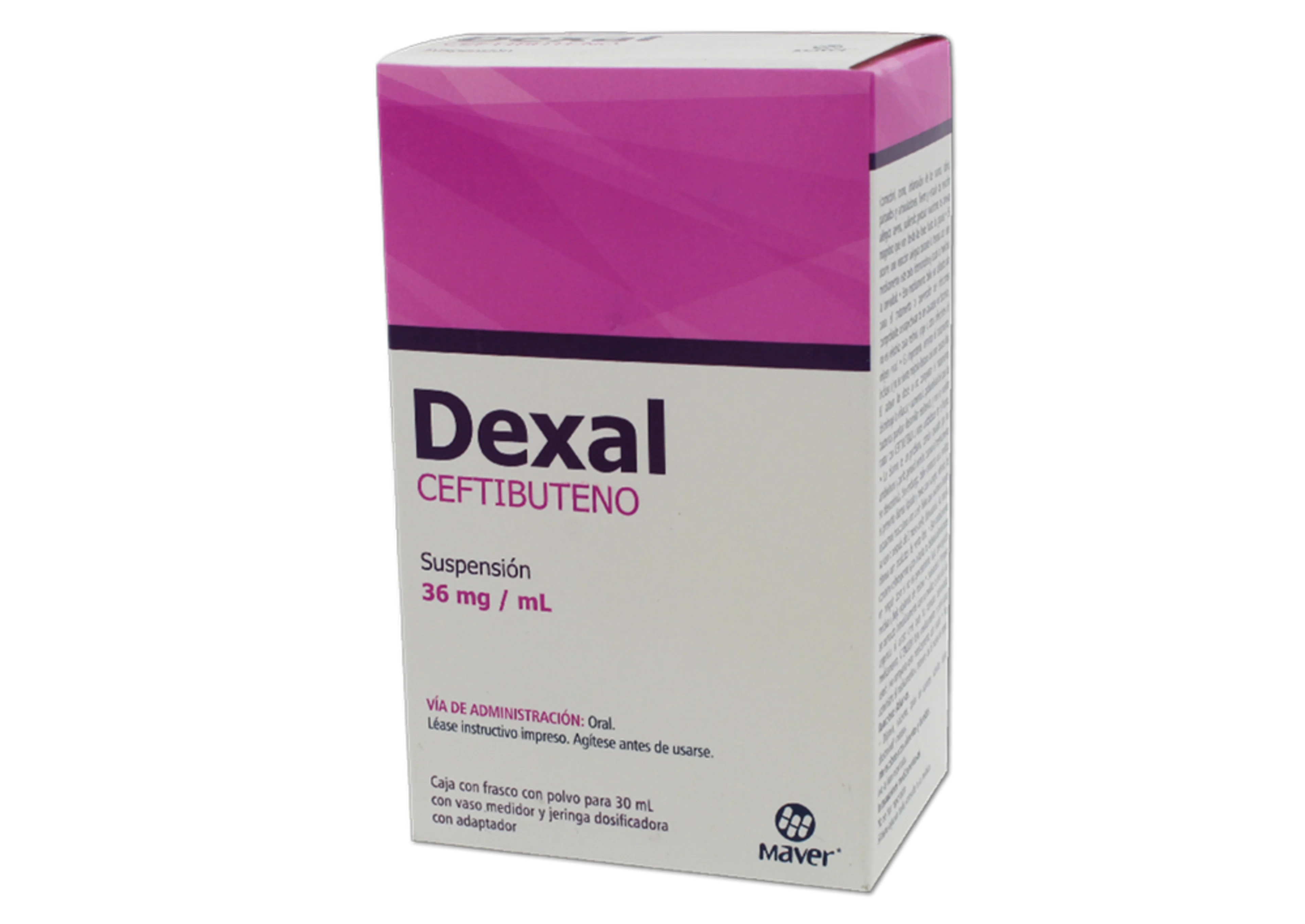 Dexal Ceftibuteno 36 Mg Suspensión Oral Con 30 Ml