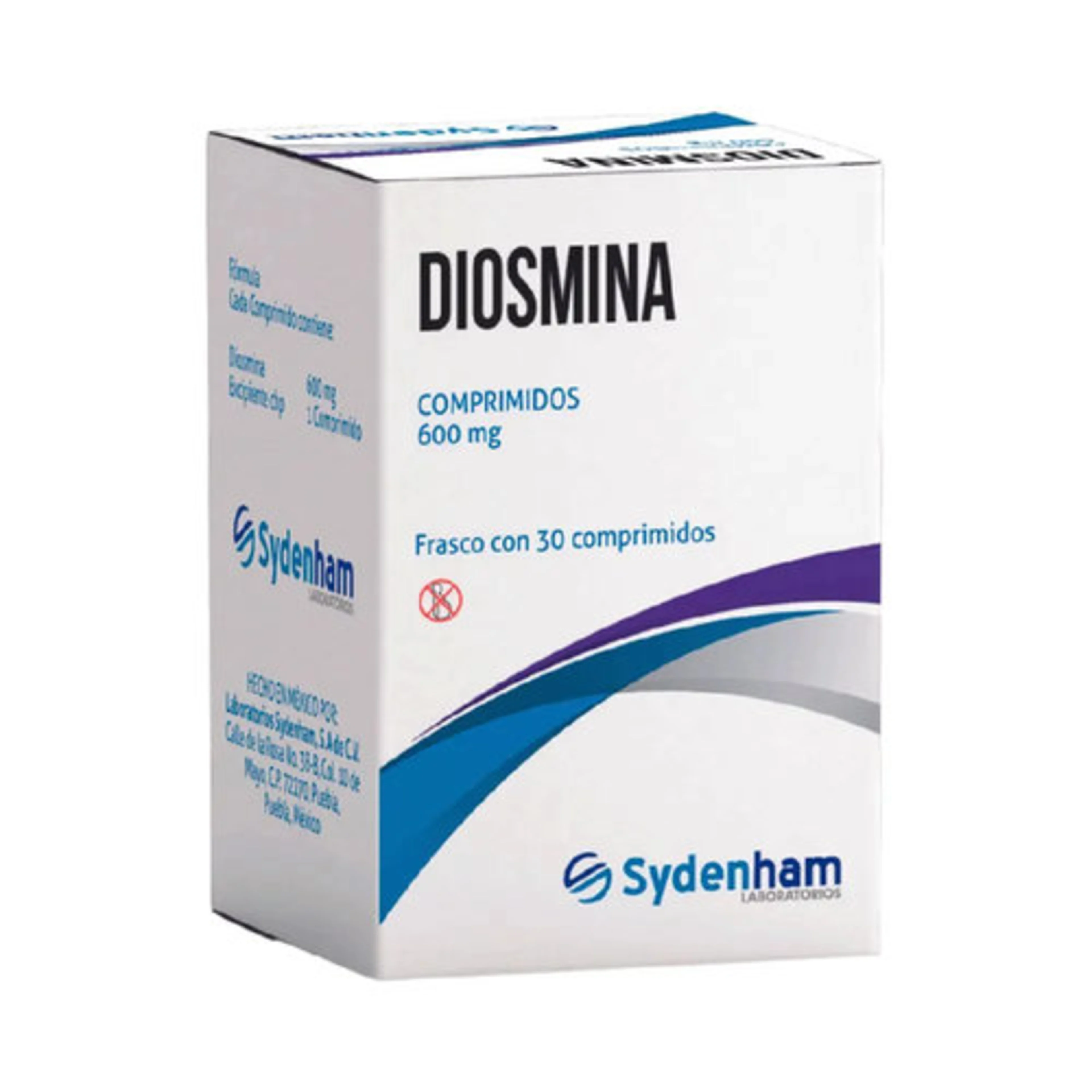 Diosmina 600 Mg Con 10 Comprimidos 