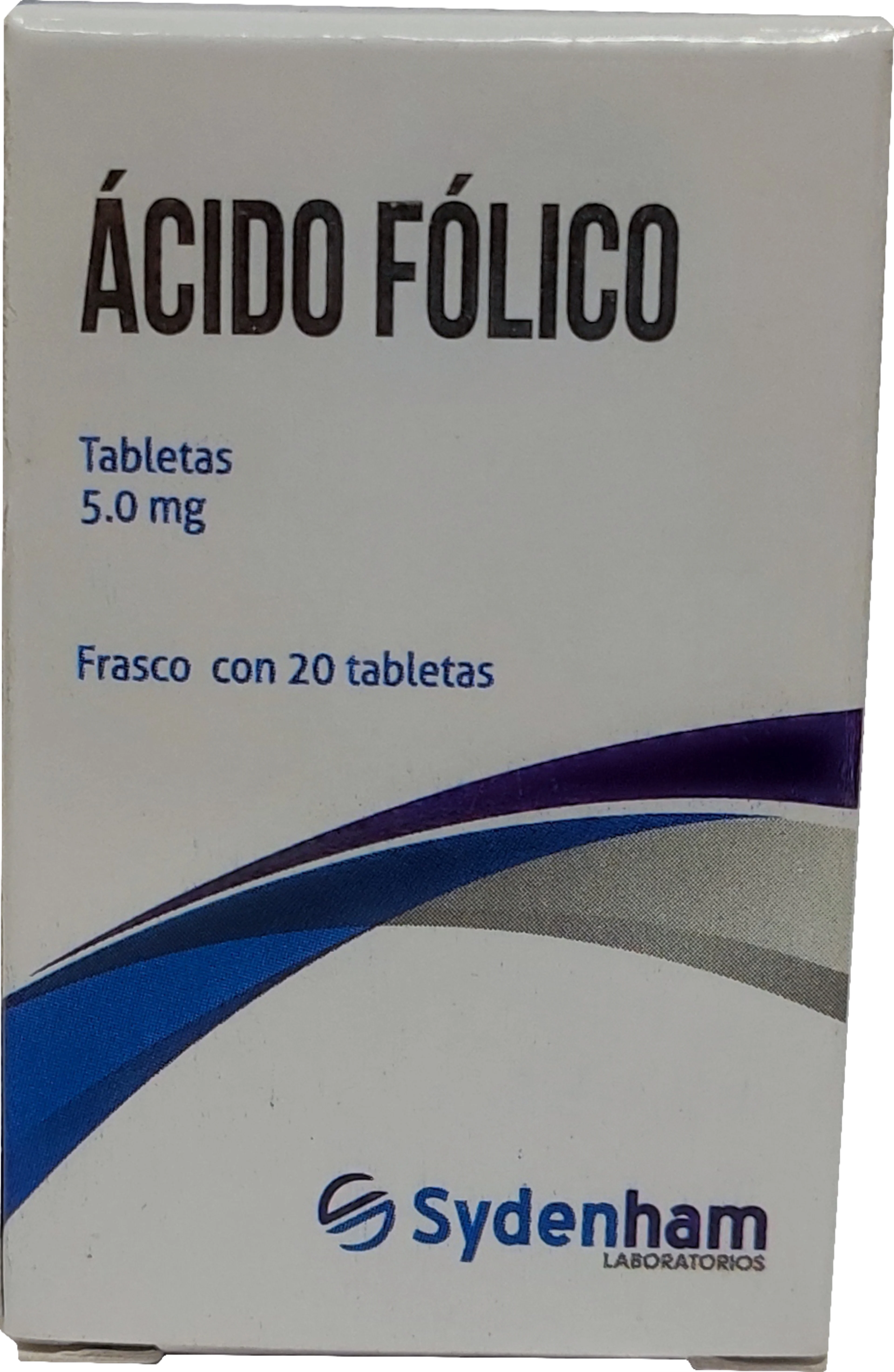 Ácido Fólico con 20 Tabletas